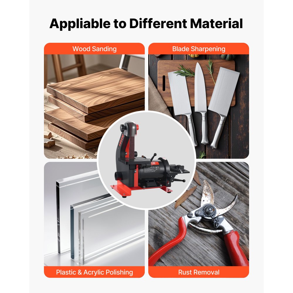 Τριβείο δίσκου VEVOR 125mm & Ταινιολειαντήρας 25mm x 762mm, Συνδυασμός τριψίματος με ιμάντα πάγκου 250W με ρυθμιζόμενο τραπέζι εργασίας 0–45° και θύρα συλλογής σκόνης για ξυλουργική, ανακαίνιση επίπλων, κατασκευές DIY Τριβείο δίσκου VEVOR 125mm & Ταινιολειαντήρας 25mm x 762mm, Συνδυασμός τριψίματος με ιμάντα πάγκου 250W με ρυθμιζόμενο τραπέζι εργασίας 0–45° και θύρα συλλογής σκόνης για ξυλουργική, ανακαίνιση επίπλων, κατασκευές DIY