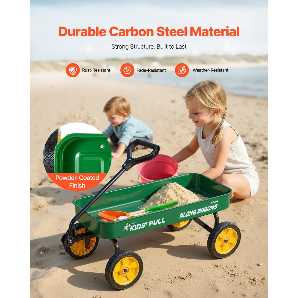 VEVOR Ρυμουλκούμενο Καρότσι για Παιδιά, Καρότσια για Νήπια 101 cm, Υποστηρίζει έως 80 κιλά, Καρότσια Παντός Εδάφους με Λαβή, Δώρο Γενεθλίων για Παιδιά, Κηπουρική, Παραλία, Κάμπινγκ, Πράσινο VEVOR Ρυμουλκούμενο Καρότσι για Παιδιά, Καρότσια για Νήπια 101 cm, Υποστηρίζει έως 80 κιλά, Καρότσια Παντός Εδάφους με Λαβή, Δώρο Γενεθλίων για Παιδιά, Κηπουρική, Παραλία, Κάμπινγκ, Πράσινο