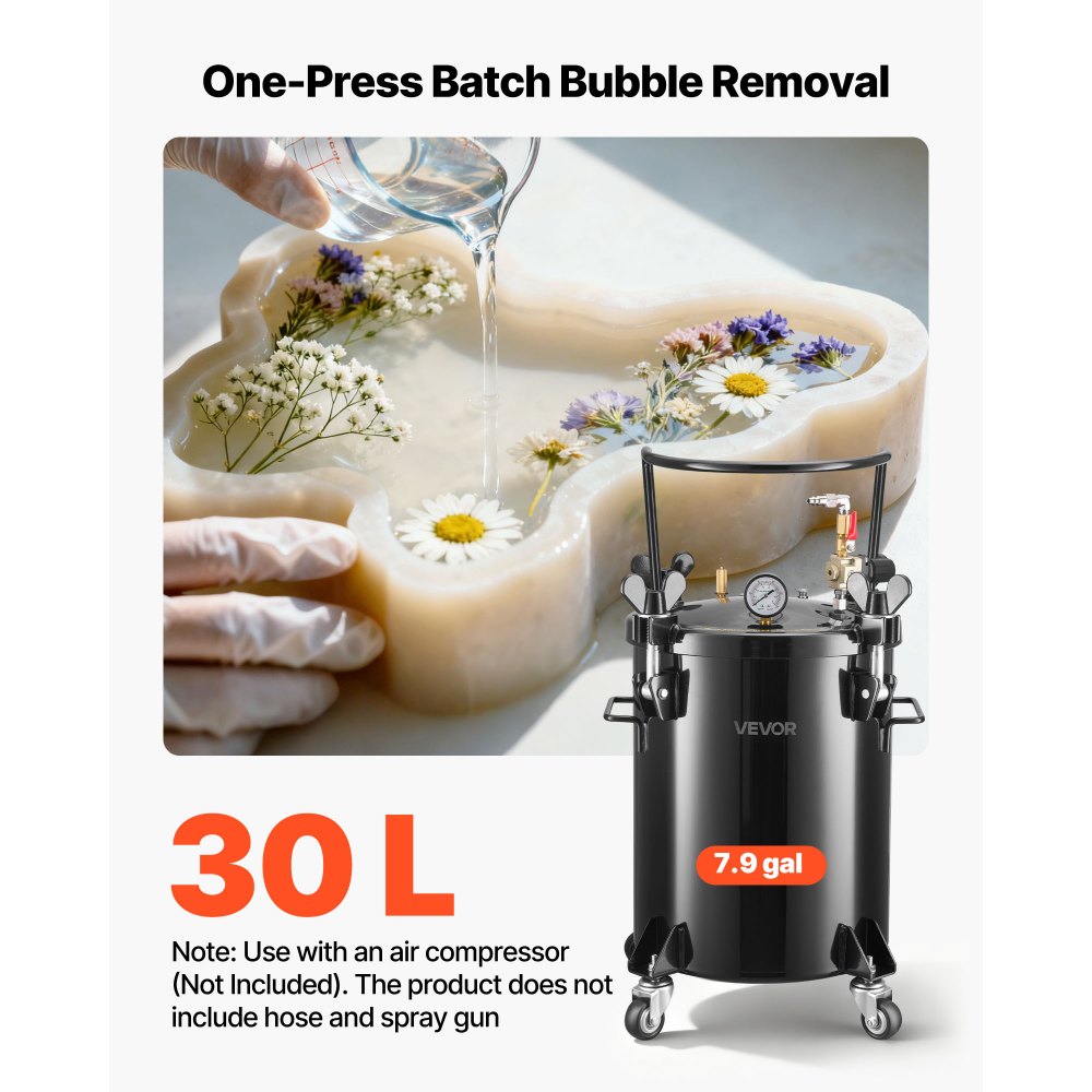 Δεξαμενή βαφής με δοχείο πίεσης VEVOR, Δεξαμενή βαφής βαρέως τύπου από χάλυβα 30 λίτρων, Δοχεία βαφής με πίεση ψεκασμού με τρεις συνδέσμους γρήγορης σύνδεσης για οικιακή χρήση, DIY, Δημιουργίες τέχνης, Δεξαμενές μεγάλης διαμέτρου Δεξαμενή βαφής με δοχείο πίεσης VEVOR, Δεξαμενή βαφής βαρέως τύπου από χάλυβα 30 λίτρων, Δοχεία βαφής με πίεση ψεκασμού με τρεις συνδέσμους γρήγορης σύνδεσης για οικιακή χρήση, DIY, Δημιουργίες τέχνης, Δεξαμενές μεγάλης διαμέτρου
