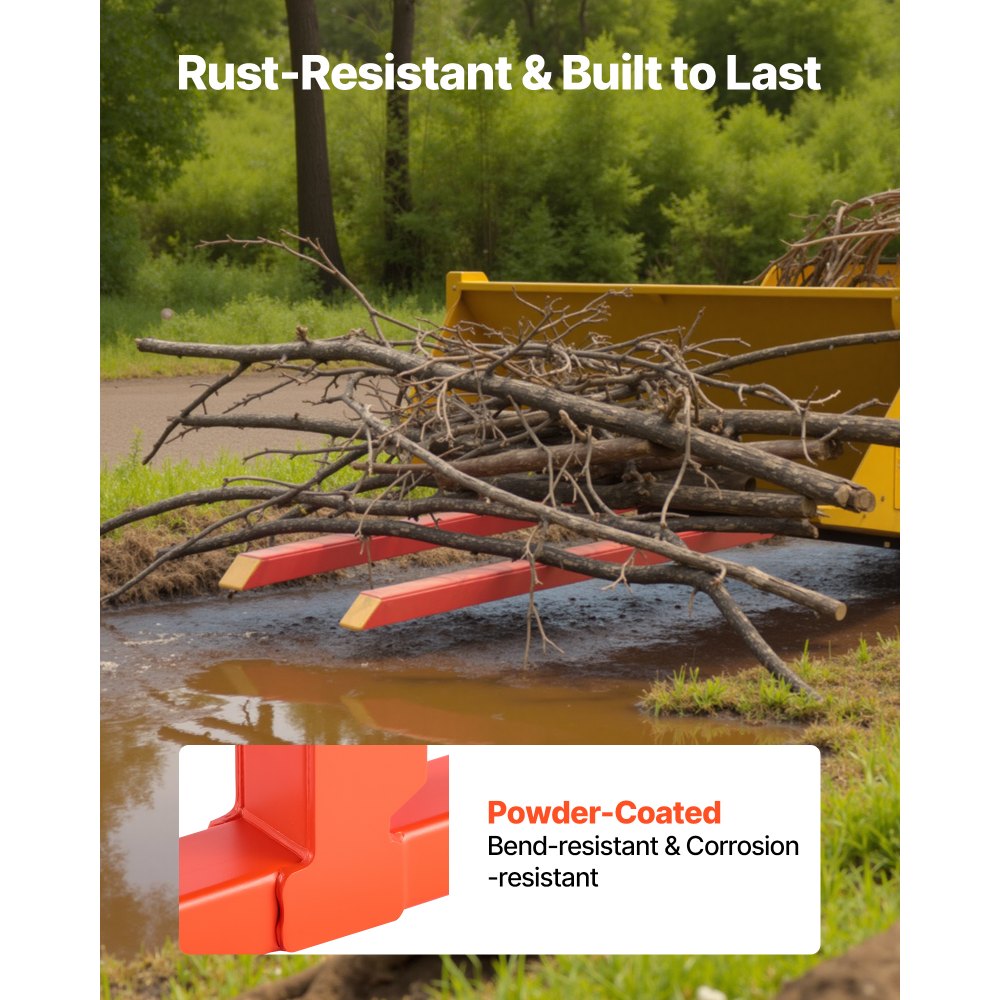 Πιρούνια παλετών VEVOR, πιρούνια παλετών με σφιγκτήρα 907 kg, συνολικό μήκος 109 cm, βαρέως τύπου, γρήγορης σύνδεσης πιρούνι τρακτέρ συμβατό με εξαρτήματα τρακτέρ, κάδο φορτωτή και σύστημα διεύθυνσης ολίσθησης, πορτοκαλί Πιρούνια παλετών VEVOR, πιρούνια παλετών με σφιγκτήρα 907 kg, συνολικό μήκος 109 cm, βαρέως τύπου, γρήγορης σύνδεσης πιρούνι τρακτέρ συμβατό με εξαρτήματα τρακτέρ, κάδο φορτωτή και σύστημα διεύθυνσης ολίσθησης, πορτοκαλί