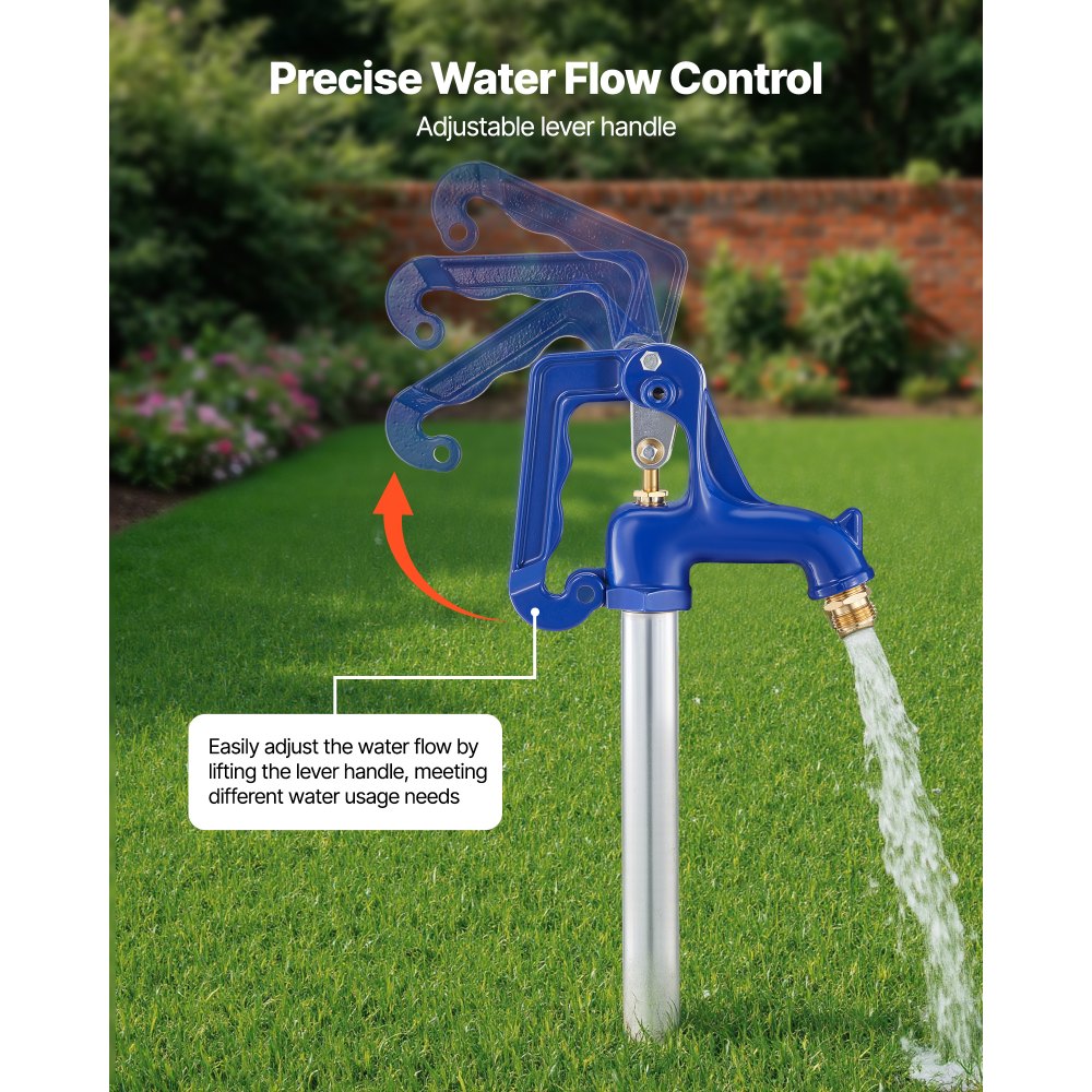 Κρουνός αυλής VEVOR με αντιπαγετική προστασία, εξωτερική βρύση 1280 mm με βάθος θάψιμο 609,6 mm, σύνδεση σωλήνα G 3/4" και σύνδεσμο εύκαμπτου σωλήνα, κρουνός χωρίς μόλυβδο χωρίς αντιπαγετική προστασία για άρδευση κήπου/αγροκτήματος Κρουνός αυλής VEVOR με αντιπαγετική προστασία, εξωτερική βρύση 1280 mm με βάθος θάψιμο 609,6 mm, σύνδεση σωλήνα G 3/4" και σύνδεσμο εύκαμπτου σωλήνα, κρουνός χωρίς μόλυβδο χωρίς αντιπαγετική προστασία για άρδευση κήπου/αγροκτήματος