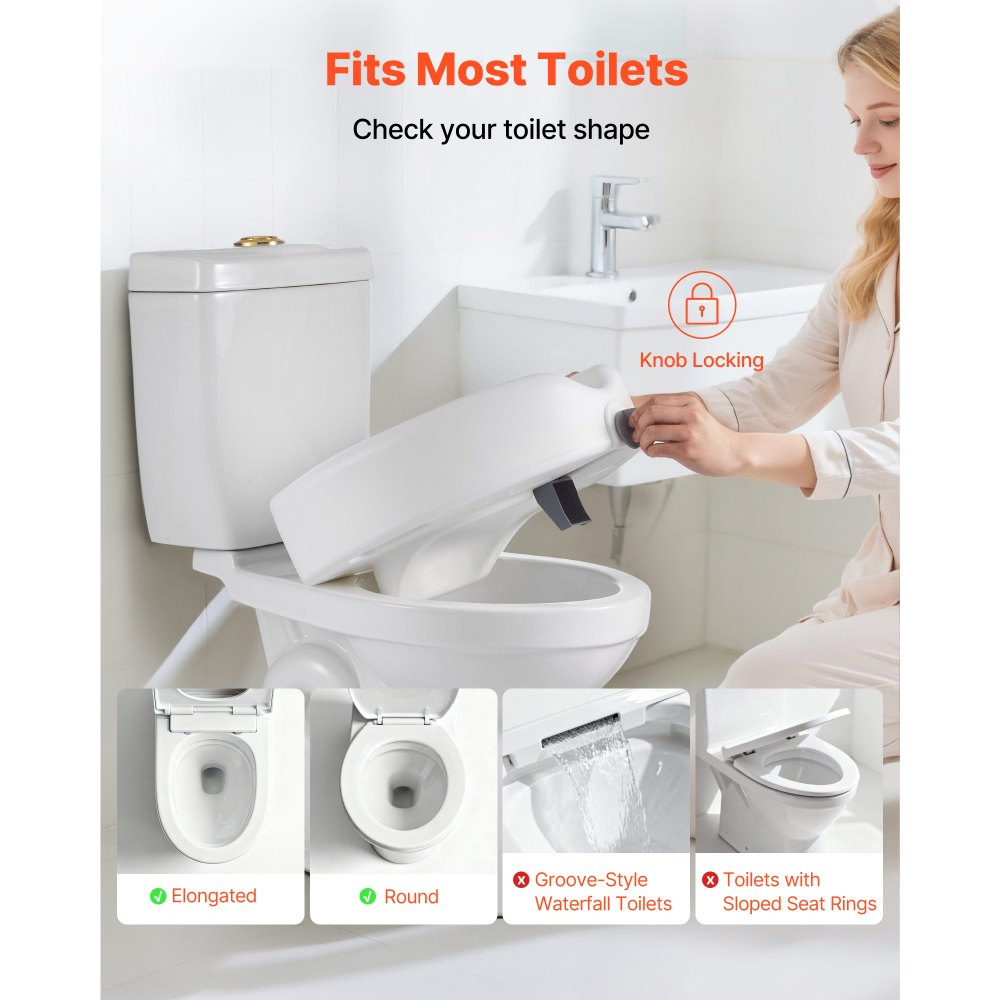 VEVOR Υπερυψωμένο κάθισμα τουαλέτας, χωρητικότητα 158,8 kg, ύψος ανύψωσης 127 mm, ανυψωμένο κάθισμα τουαλέτας με commode και διευρυμένο άνοιγμα για ηλικιωμένους, ηλικιωμένους, άτομα με αναπηρία, άτομα με αναπηρία, ενήλικες, ταιριάζει σε επιμήκη και στρογγυλή λεκάνη VEVOR Υπερυψωμένο κάθισμα τουαλέτας, χωρητικότητα 158,8 kg, ύψος ανύψωσης 127 mm, ανυψωμένο κάθισμα τουαλέτας με commode και διευρυμένο άνοιγμα για ηλικιωμένους, ηλικιωμένους, άτομα με αναπηρία, άτομα με αναπηρία, ενήλικες, ταιριάζει σε επιμήκη και στρογγυλή λεκάνη