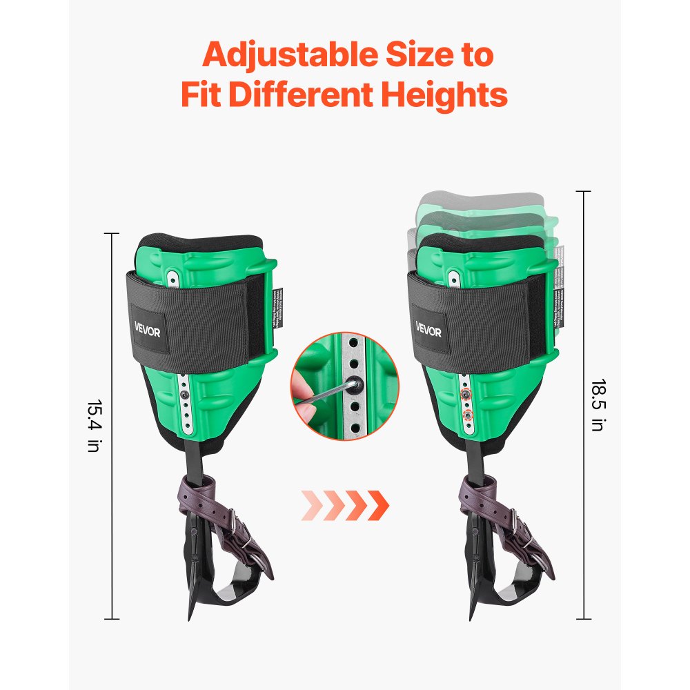 Σετ καρφιών αναρρίχησης δέντρων VEVOR, Ρυθμιζόμενος εξοπλισμός αναρρίχησης δέντρων με ιμάντες και προστατευτικά καρφιών, Χωρητικότητα φορτίου 159 kg, Βαρέως τύπου χαλύβδινα καρφιά αναρρίχησης, Εξοπλισμός δενδροκόμου για μάζεμα φρούτων και κυνήγι Σετ καρφιών αναρρίχησης δέντρων VEVOR, Ρυθμιζόμενος εξοπλισμός αναρρίχησης δέντρων με ιμάντες και προστατευτικά καρφιών, Χωρητικότητα φορτίου 159 kg, Βαρέως τύπου χαλύβδινα καρφιά αναρρίχησης, Εξοπλισμός δενδροκόμου για μάζεμα φρούτων και κυνήγι