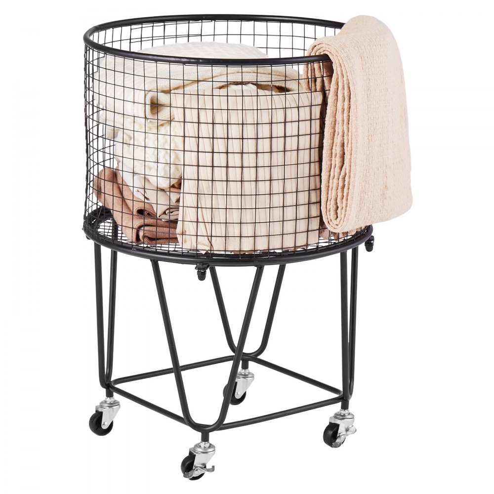 Καλάθι Πλυντηρίου VEVOR, Κυλιόμενο Στρογγυλό Καλάθι Παντοπωλείου με Περιστρεφόμενους Τροχούς 360°, Μεγάλη Χωρητικότητα Φορτίου 27 KG, Βαρέως Τύπου Καλάθι Αγορών από Ανθρακούχο Χάλυβα για Πλύσιμο, Ψώνια, Κάμπινγκ, Παντοπωλείο, Αποσκευές Καλάθι Πλυντηρίου VEVOR, Κυλιόμενο Στρογγυλό Καλάθι Παντοπωλείου με Περιστρεφόμενους Τροχούς 360°, Μεγάλη Χωρητικότητα Φορτίου 27 KG, Βαρέως Τύπου Καλάθι Αγορών από Ανθρακούχο Χάλυβα για Πλύσιμο, Ψώνια, Κάμπινγκ, Παντοπωλείο, Αποσκευές