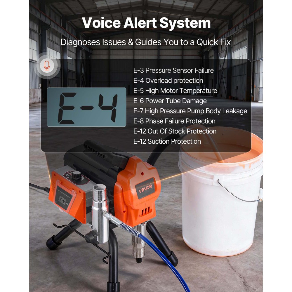 Ψεκαστήρας βαφής χωρίς αέρα VEVOR Stand, 1500W, Ψεκαστήρας υψηλής πίεσης χωρίς αέρα 3300PSI, Βούρτσα καθαρισμού, Σωλήνας, Ράβδος επέκτασης, Ακροφύσια, Ηλεκτρική μηχανή βαφής με ψεκασμό για μεγάλα διαμερίσματα, εργοστασιακά κτίρια Ψεκαστήρας βαφής χωρίς αέρα VEVOR Stand, 1500W, Ψεκαστήρας υψηλής πίεσης χωρίς αέρα 3300PSI, Βούρτσα καθαρισμού, Σωλήνας, Ράβδος επέκτασης, Ακροφύσια, Ηλεκτρική μηχανή βαφής με ψεκασμό για μεγάλα διαμερίσματα, εργοστασιακά κτίρια