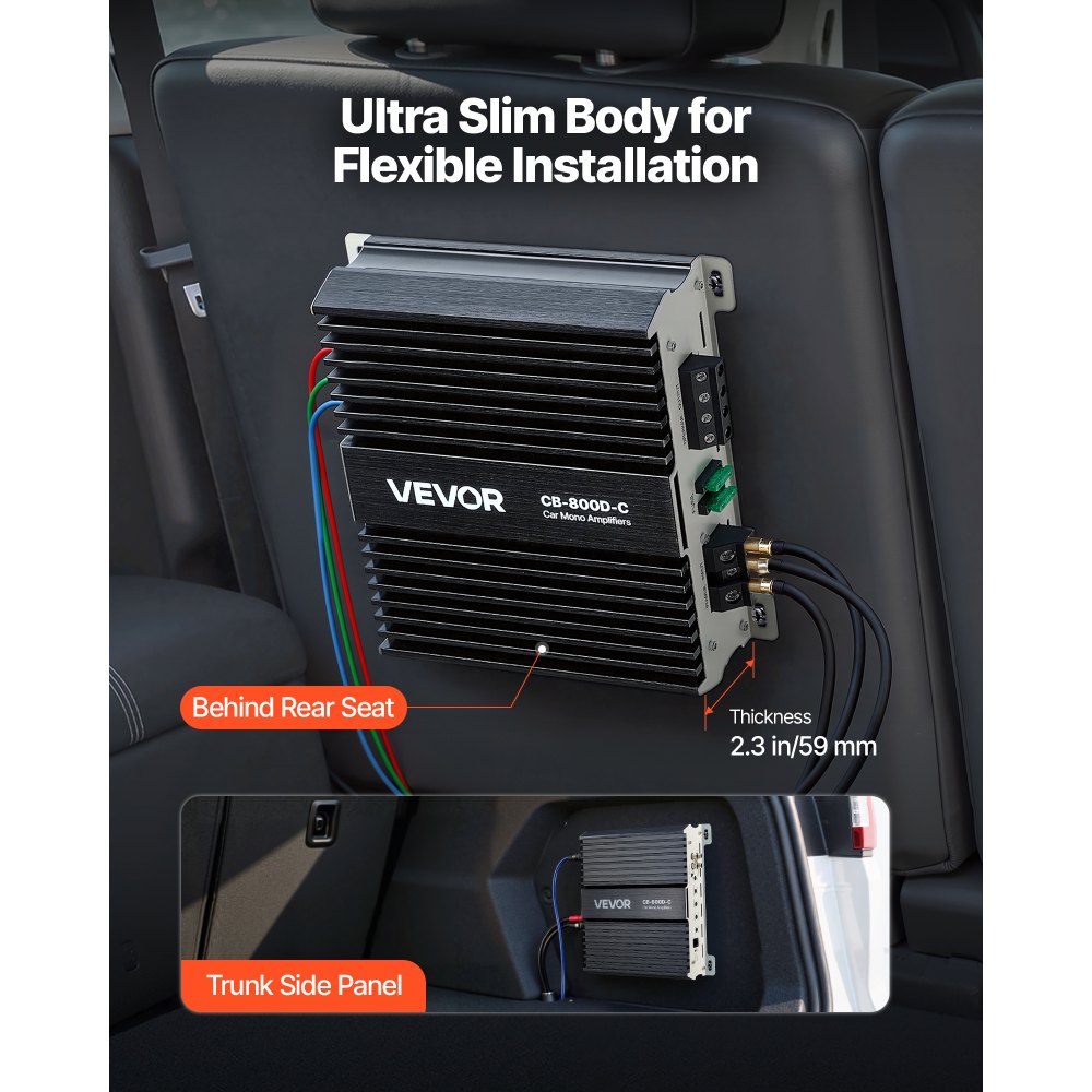 Ενισχυτής αυτοκινήτου VEVOR Monoblock, 800W RMS MAX, σταθερός 1/2/4 Ohm, ενισχυτής αυτοκινήτου κατηγορίας D 1 καναλιού με τηλεχειριστήριο ελέγχου στάθμης Subwoofer, φίλτρο χαμηλών συχνοτήτων, ενίσχυση μπάσων και μετατόπιση φάσης, ρυθμιστή έντασης ήχου Ενισχυτής αυτοκινήτου VEVOR Monoblock, 800W RMS MAX, σταθερός 1/2/4 Ohm, ενισχυτής αυτοκινήτου κατηγορίας D 1 καναλιού με τηλεχειριστήριο ελέγχου στάθμης Subwoofer, φίλτρο χαμηλών συχνοτήτων, ενίσχυση μπάσων και μετατόπιση φάσης, ρυθμιστή έντασης ήχου