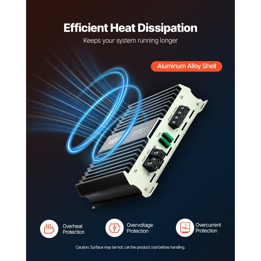 Ενισχυτής αυτοκινήτου VEVOR Monoblock, 800W RMS MAX, σταθερός 1/2/4 Ohm, ενισχυτής αυτοκινήτου κατηγορίας D 1 καναλιού με τηλεχειριστήριο ελέγχου στάθμης Subwoofer, φίλτρο χαμηλών συχνοτήτων, ενίσχυση μπάσων και μετατόπιση φάσης, ρυθμιστή έντασης ήχου Ενισχυτής αυτοκινήτου VEVOR Monoblock, 800W RMS MAX, σταθερός 1/2/4 Ohm, ενισχυτής αυτοκινήτου κατηγορίας D 1 καναλιού με τηλεχειριστήριο ελέγχου στάθμης Subwoofer, φίλτρο χαμηλών συχνοτήτων, ενίσχυση μπάσων και μετατόπιση φάσης, ρυθμιστή έντασης ήχου