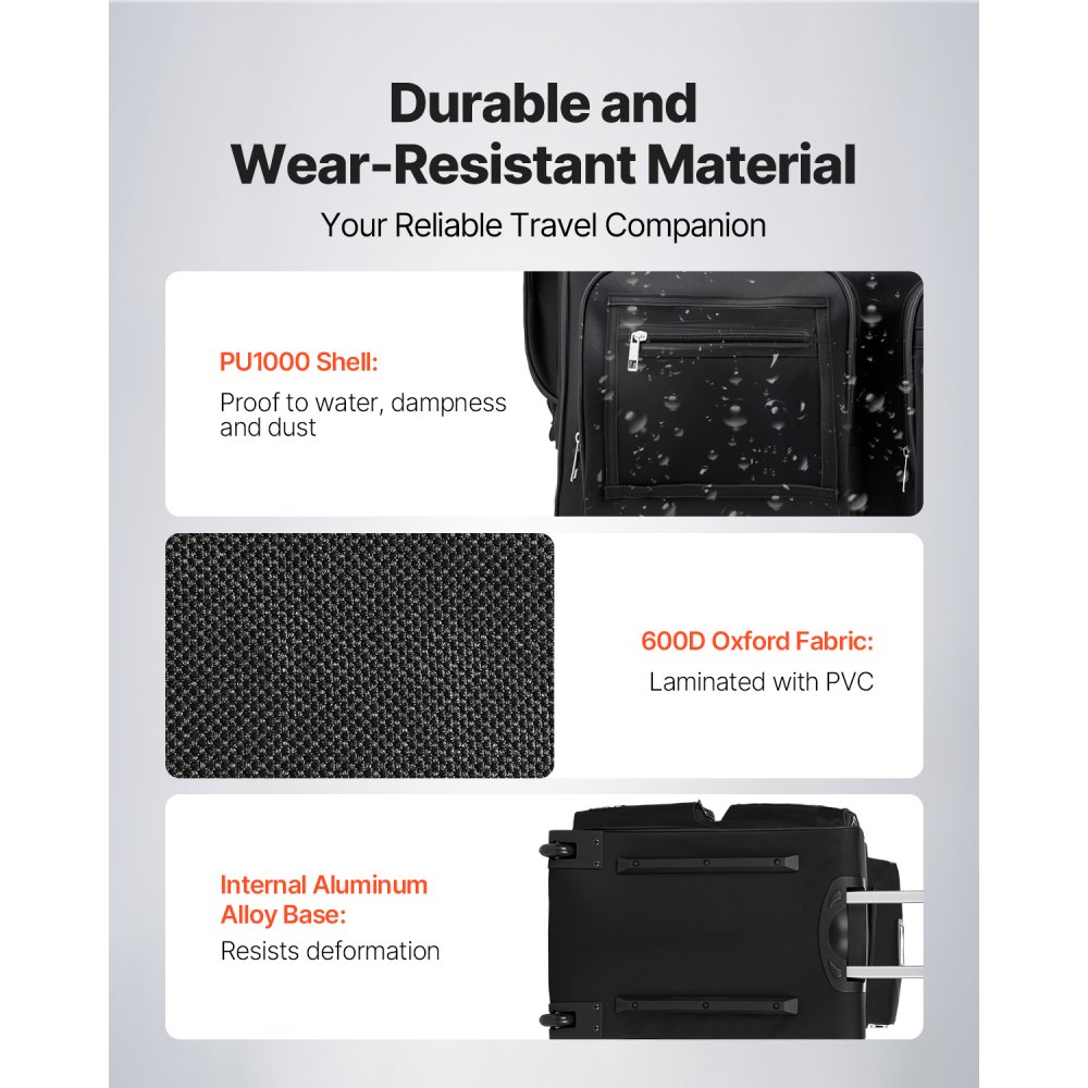 Τσάντα χορού VEVOR με βάση για ρούχα, κυλιόμενος σάκος χορού 584,2 mm, με ρόδες, θύρα USB, ρυθμιζόμενο ύψος στη βάση για ρούχα, κουρτίνα προστασίας απορρήτου, ιδανική για ταξίδια και διαγωνισμούς, ματ μαύρο Τσάντα χορού VEVOR με βάση για ρούχα, κυλιόμενος σάκος χορού 584,2 mm, με ρόδες, θύρα USB, ρυθμιζόμενο ύψος στη βάση για ρούχα, κουρτίνα προστασίας απορρήτου, ιδανική για ταξίδια και διαγωνισμούς, ματ μαύρο