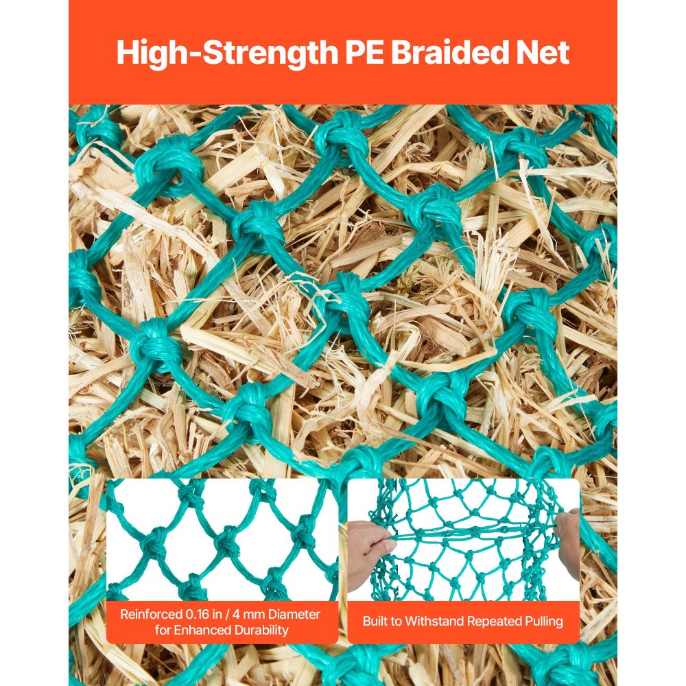 Δίχτυα σανού VEVOR για άλογα, 4 τεμάχια, εκτεταμένο μήκος 0,9 m, τρύπες 38 x 38 mm, υλικό PE, με τέσσερις γάντζους καραμπίνερ, κρεμαστά δίχτυα σανού αργής τροφοδοσίας για άλογα, πρόβατα, βοοειδή, αλπακά και ζώα. Δίχτυα σανού VEVOR για άλογα, 4 τεμάχια, εκτεταμένο μήκος 0,9 m, τρύπες 38 x 38 mm, υλικό PE, με τέσσερις γάντζους καραμπίνερ, κρεμαστά δίχτυα σανού αργής τροφοδοσίας για άλογα, πρόβατα, βοοειδή, αλπακά και ζώα.