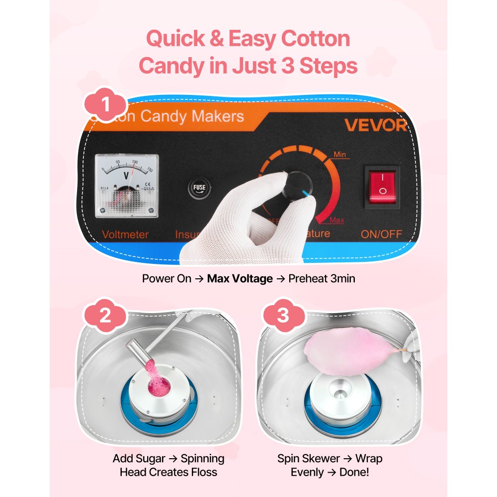 Ηλεκτρική μηχανή για μαλλί της γριάς VEVOR, ηλεκτρική μηχανή για μαλλί της γριάς 1000W με κάλυμμα, επαγγελματική μηχανή για μαλλί της γριάς με μπολ από ανοξείδωτο ατσάλι και κουτάλα ζάχαρης, ιδανική για το σπίτι, το καρναβάλι, τα γενέθλια, τα οικογενειακά πάρτι, μπλε Ηλεκτρική μηχανή για μαλλί της γριάς VEVOR, ηλεκτρική μηχανή για μαλλί της γριάς 1000W με κάλυμμα, επαγγελματική μηχανή για μαλλί της γριάς με μπολ από ανοξείδωτο ατσάλι και κουτάλα ζάχαρης, ιδανική για το σπίτι, το καρναβάλι, τα γενέθλια, τα οικογενειακά πάρτι, μπλε