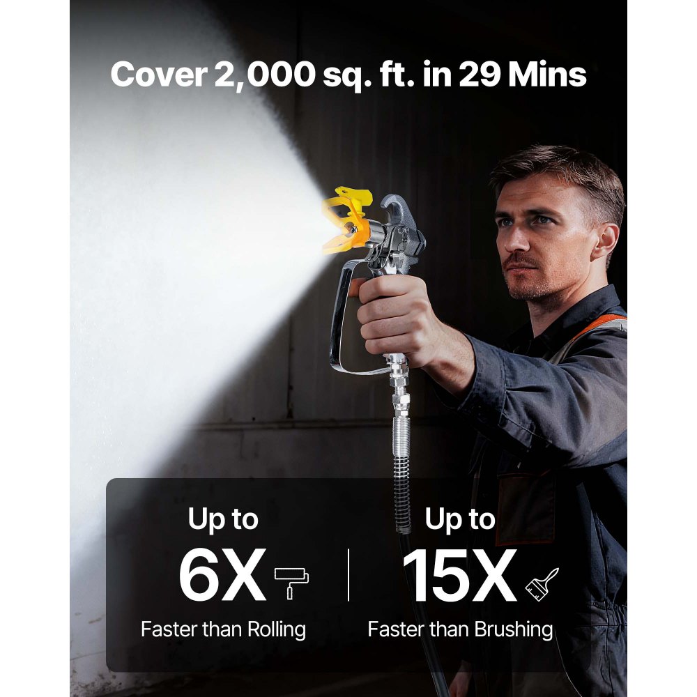 Ψεκαστήρας βαφής VEVOR με βάση, 900W, ψεκαστήρας υψηλής πίεσης χωρίς αέρα 3300PSI με καρότσι, βούρτσα καθαρισμού, λάστιχο, ράβδο επέκτασης, ακροφύσια, ηλεκτρική μηχανή βαφής ψεκασμού για εσωτερικό ή εξωτερικό χώρο σπιτιού Ψεκαστήρας βαφής VEVOR με βάση, 900W, ψεκαστήρας υψηλής πίεσης χωρίς αέρα 3300PSI με καρότσι, βούρτσα καθαρισμού, λάστιχο, ράβδο επέκτασης, ακροφύσια, ηλεκτρική μηχανή βαφής ψεκασμού για εσωτερικό ή εξωτερικό χώρο σπιτιού