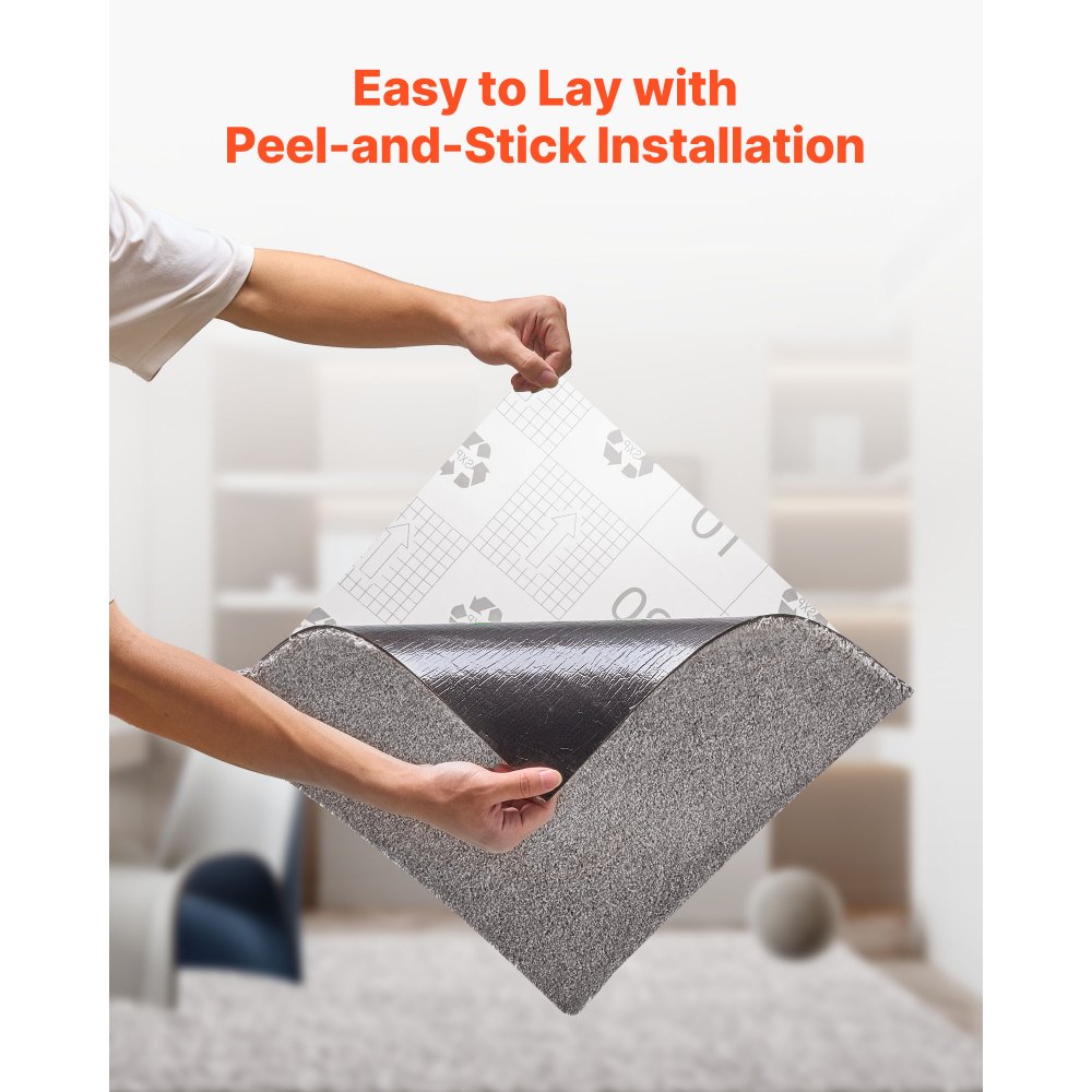 Πλακάκια χαλιού VEVOR 457x457 mm, Τετράγωνο χαλί 10 τετράγωνων τετράγωνων χαλιών, αποσπώμενο και χωρίς φθορές, αυτοκόλλητο δάπεδο σπιτιού με μαλακή επένδυση για κάλυψη 2,1㎡, εύκολο DIY για σαλόνι και υπνοδωμάτιο, σκούρο καφέ Πλακάκια χαλιού VEVOR 457x457 mm, Τετράγωνο χαλί 10 τετράγωνων τετράγωνων χαλιών, αποσπώμενο και χωρίς φθορές, αυτοκόλλητο δάπεδο σπιτιού με μαλακή επένδυση για κάλυψη 2,1㎡, εύκολο DIY για σαλόνι και υπνοδωμάτιο, σκούρο καφέ