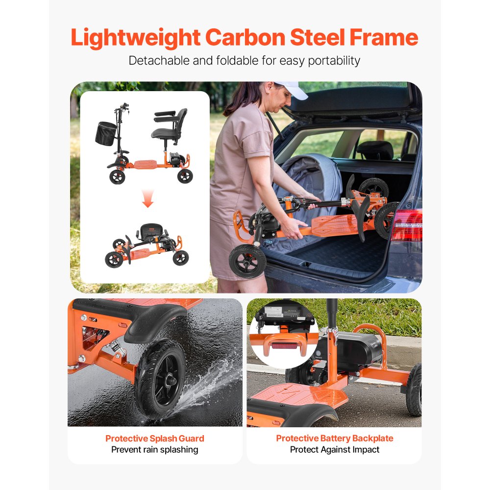 Πτυσσόμενο 4τροχο σκούτερ κινητικότητας VEVOR για ενήλικες και ηλικιωμένους, ηλεκτρικό σκούτερ κινητικότητας φόρτωσης 120 κιλών, αναπηρικό αμαξίδιο παντός εδάφους με μπαταρία λιθίου 48V, μεγάλα συμπαγή ελαστικά και ικανότητα αναρρίχησης 8° Πτυσσόμενο 4τροχο σκούτερ κινητικότητας VEVOR για ενήλικες και ηλικιωμένους, ηλεκτρικό σκούτερ κινητικότητας φόρτωσης 120 κιλών, αναπηρικό αμαξίδιο παντός εδάφους με μπαταρία λιθίου 48V, μεγάλα συμπαγή ελαστικά και ικανότητα αναρρίχησης 8°