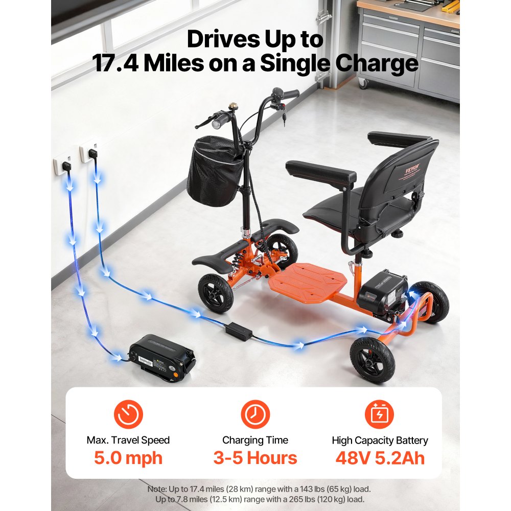 Πτυσσόμενο 4τροχο σκούτερ κινητικότητας VEVOR για ενήλικες και ηλικιωμένους, ηλεκτρικό σκούτερ κινητικότητας φόρτωσης 120 κιλών, αναπηρικό αμαξίδιο παντός εδάφους με μπαταρία λιθίου 48V, μεγάλα συμπαγή ελαστικά και ικανότητα αναρρίχησης 8° Πτυσσόμενο 4τροχο σκούτερ κινητικότητας VEVOR για ενήλικες και ηλικιωμένους, ηλεκτρικό σκούτερ κινητικότητας φόρτωσης 120 κιλών, αναπηρικό αμαξίδιο παντός εδάφους με μπαταρία λιθίου 48V, μεγάλα συμπαγή ελαστικά και ικανότητα αναρρίχησης 8°