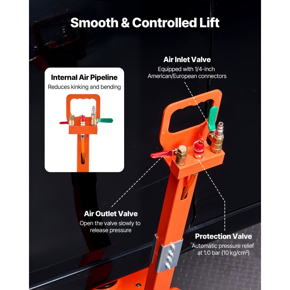 Αερόσακος VEVOR, Τριπλός Αερόσακος 3 Τόνων, Αερόσακος με Ράβδο Στήριξης, Ανύψωση Έως 470 mm με Υπερυψωμένη Κολόνα & Ρυθμιζόμενη Λαβή, Πνευματικός Γρήγορης Ανύψωσης 1-6 s για Επισκευές Αυτοκινήτων, SUV, Pick-up Φορτηγών Αερόσακος VEVOR, Τριπλός Αερόσακος 3 Τόνων, Αερόσακος με Ράβδο Στήριξης, Ανύψωση Έως 470 mm με Υπερυψωμένη Κολόνα & Ρυθμιζόμενη Λαβή, Πνευματικός Γρήγορης Ανύψωσης 1-6 s για Επισκευές Αυτοκινήτων, SUV, Pick-up Φορτηγών