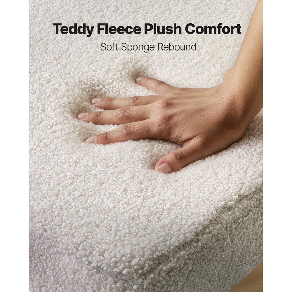 Σετ 6 καρεκλών τραπεζαρίας VEVOR Boucle, Μοντέρνες καρέκλες Sherpa με έμφαση στο Mid Century, Ταπετσαρισμένη πλευρική καρέκλα για τραπεζαρία, Λευκή καρέκλα τραπεζιού κουζίνας που εξοικονομεί χώρο με καμπύλη πλάτη και μαύρα μεταλλικά πόδια Σετ 6 καρεκλών τραπεζαρίας VEVOR Boucle, Μοντέρνες καρέκλες Sherpa με έμφαση στο Mid Century, Ταπετσαρισμένη πλευρική καρέκλα για τραπεζαρία, Λευκή καρέκλα τραπεζιού κουζίνας που εξοικονομεί χώρο με καμπύλη πλάτη και μαύρα μεταλλικά πόδια