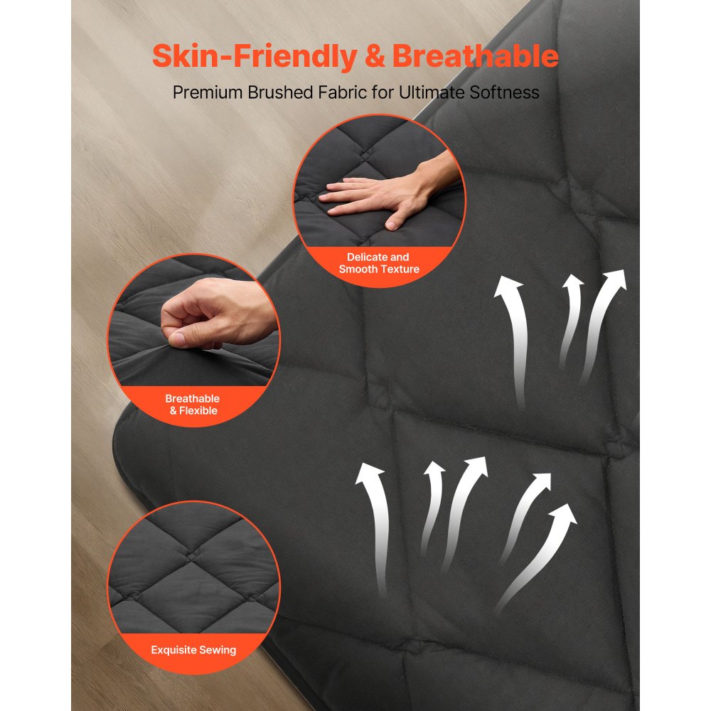 Ιαπωνικό στρώμα τατάμι VEVOR, Πτυσσόμενο στρώμα ιαπωνικού τατάμι πλήρους μεγέθους, Στρώμα φουτόν με τσάντα αποθήκευσης και κούμπωμα, Πατάκι δαπέδου 9 στρώσεων για ύπνο, κοιτώνα, διαλογισμό, γιόγκα, 2032 x 1372 x 89 mm, μαύρο Ιαπωνικό στρώμα τατάμι VEVOR, Πτυσσόμενο στρώμα ιαπωνικού τατάμι πλήρους μεγέθους, Στρώμα φουτόν με τσάντα αποθήκευσης και κούμπωμα, Πατάκι δαπέδου 9 στρώσεων για ύπνο, κοιτώνα, διαλογισμό, γιόγκα, 2032 x 1372 x 89 mm, μαύρο