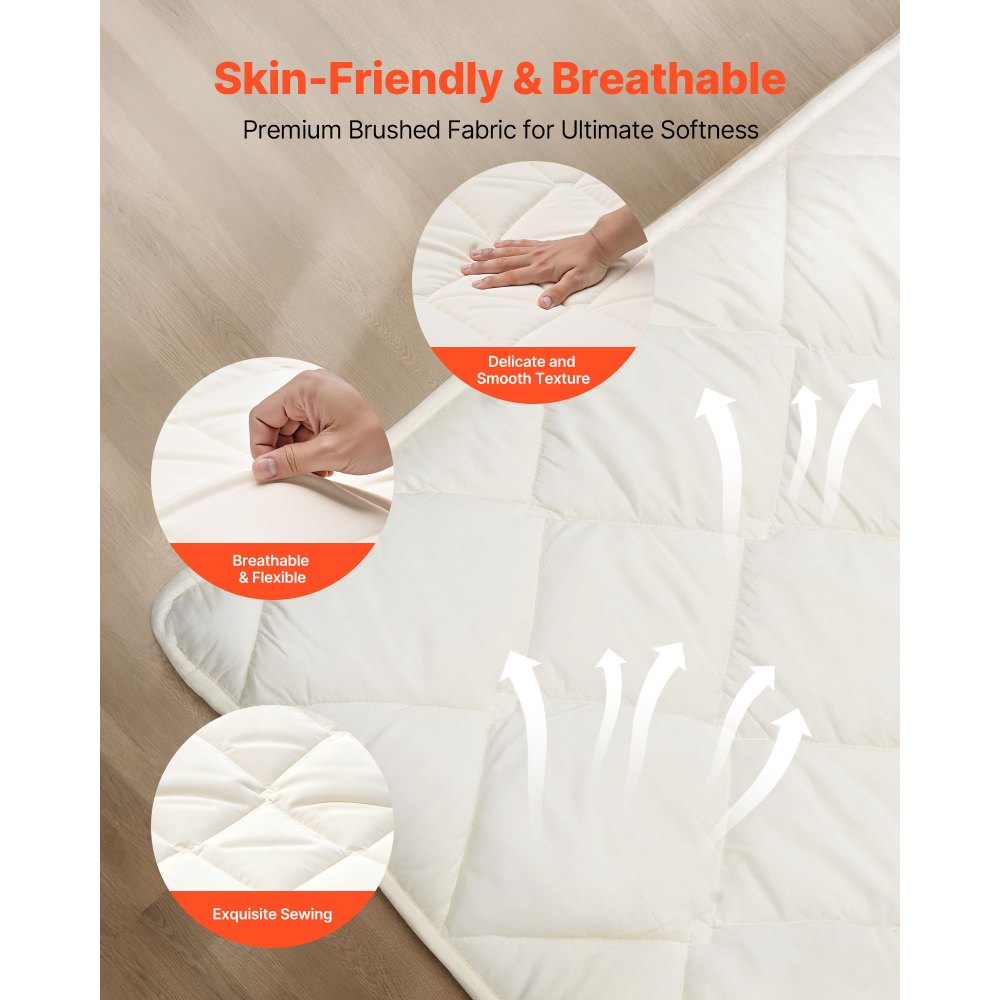 VEVOR Ιαπωνικό Στρώμα Τατάμι, Πτυσσόμενο Ιαπωνικό Στρώμα Τατάμι Queen Size, Στρώμα Φουτόν με Τσάντα Αποθήκευσης & Κούμπωμα, Πατάκι Δαπέδου 9 Επιπέδων για Ύπνο, Φοιτητική Στέγη, Διαλογισμό, Γιόγκα, 2032 x 1524 x 63,5 mm, Λευκό VEVOR Ιαπωνικό Στρώμα Τατάμι, Πτυσσόμενο Ιαπωνικό Στρώμα Τατάμι Queen Size, Στρώμα Φουτόν με Τσάντα Αποθήκευσης & Κούμπωμα, Πατάκι Δαπέδου 9 Επιπέδων για Ύπνο, Φοιτητική Στέγη, Διαλογισμό, Γιόγκα, 2032 x 1524 x 63,5 mm, Λευκό