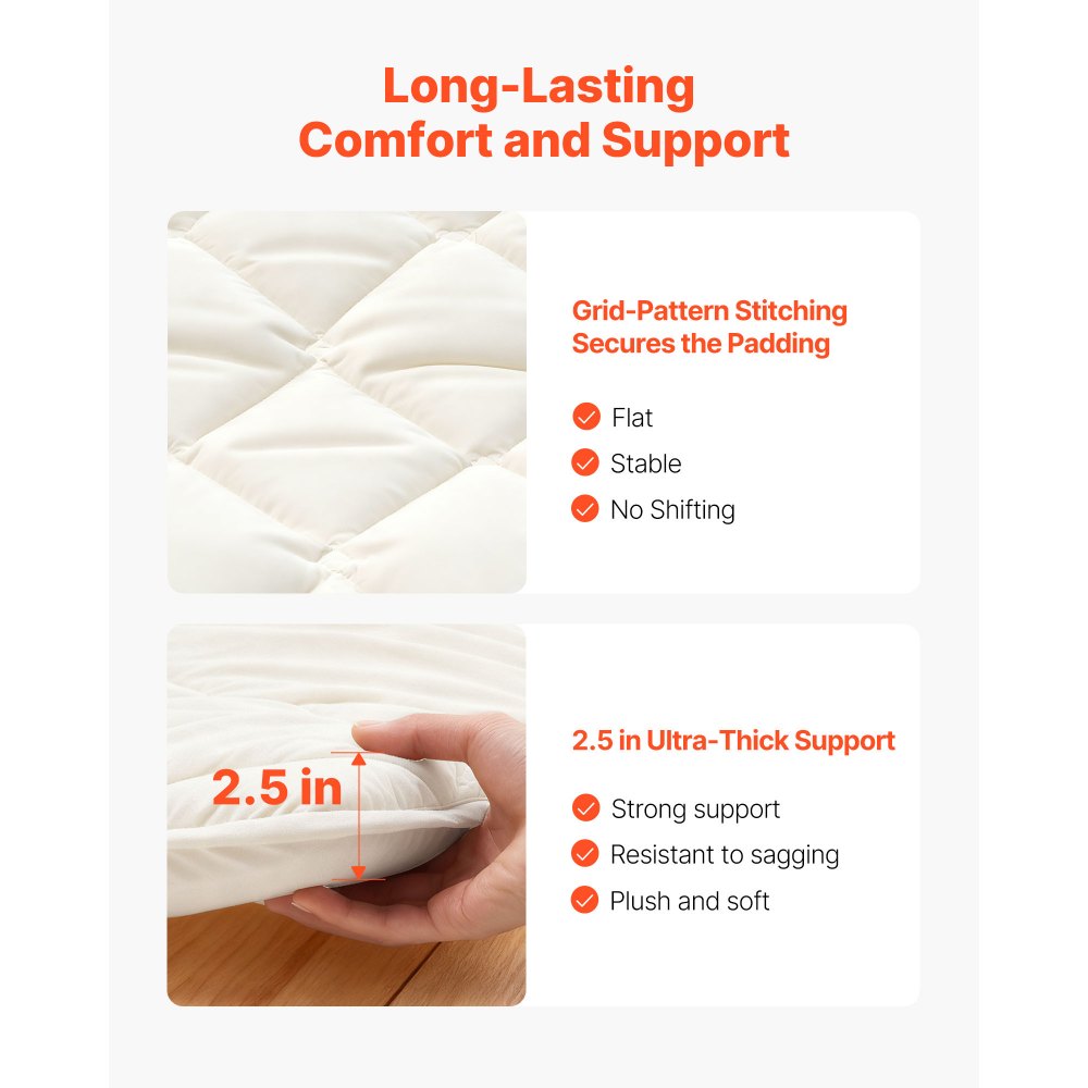 VEVOR Ιαπωνικό Στρώμα Τατάμι, Πτυσσόμενο Ιαπωνικό Στρώμα Τατάμι Queen Size, Στρώμα Φουτόν με Τσάντα Αποθήκευσης & Κούμπωμα, Πατάκι Δαπέδου 9 Επιπέδων για Ύπνο, Φοιτητική Στέγη, Διαλογισμό, Γιόγκα, 2032 x 1524 x 63,5 mm, Λευκό VEVOR Ιαπωνικό Στρώμα Τατάμι, Πτυσσόμενο Ιαπωνικό Στρώμα Τατάμι Queen Size, Στρώμα Φουτόν με Τσάντα Αποθήκευσης & Κούμπωμα, Πατάκι Δαπέδου 9 Επιπέδων για Ύπνο, Φοιτητική Στέγη, Διαλογισμό, Γιόγκα, 2032 x 1524 x 63,5 mm, Λευκό