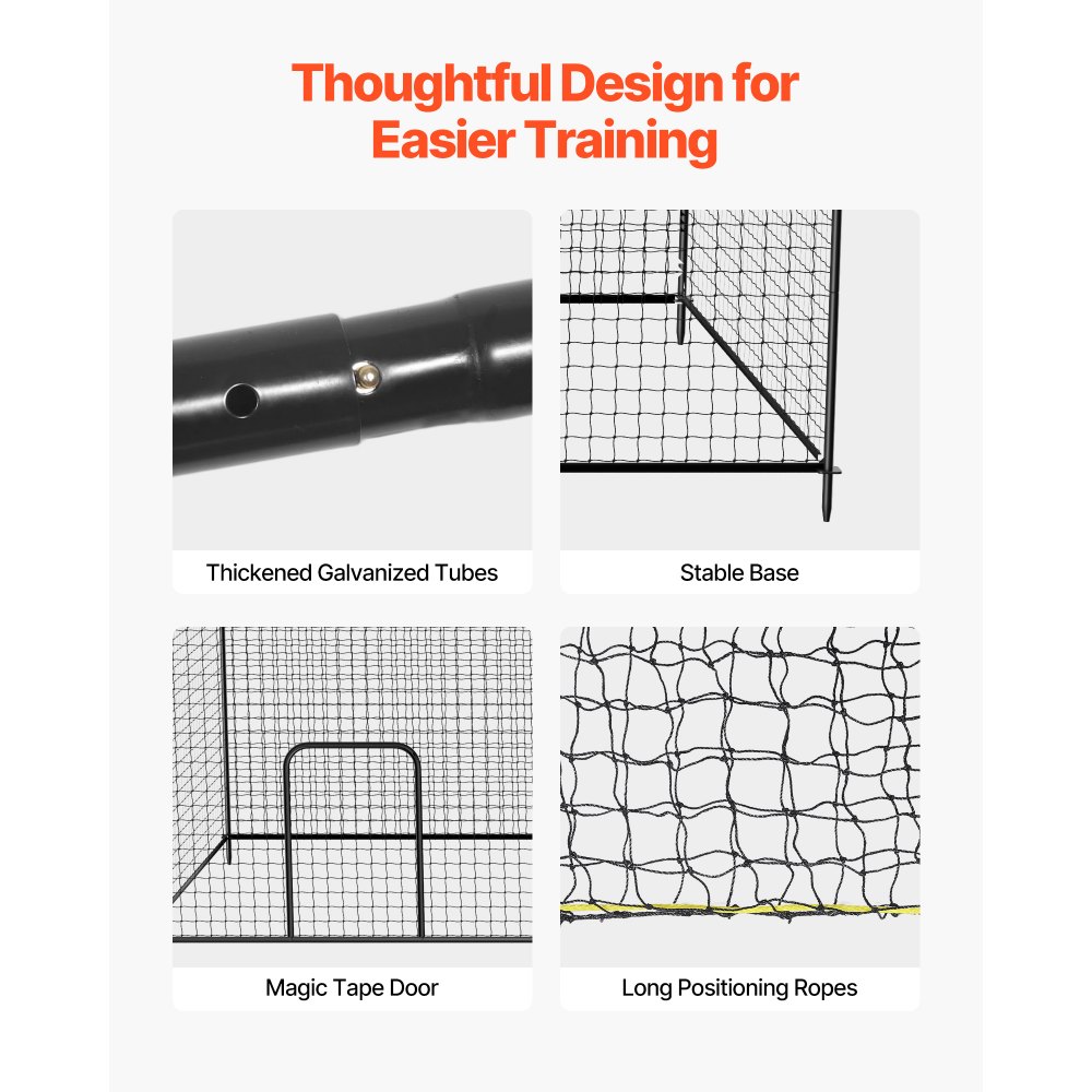 Κλουβί κτυπήματος μπέιζμπολ VEVOR, 10668 x 3200 x 3100 mm, Κλουβιά χτυπήματος με 45-Ply Knotted HDPE & μακριά σχοινιά τοποθέτησης, Κλουβιά κτυπήματος, Δίχτυ για εσωτερικούς και εξωτερικούς χώρους Κλουβί κτυπήματος μπέιζμπολ VEVOR, 10668 x 3200 x 3100 mm, Κλουβιά χτυπήματος με 45-Ply Knotted HDPE & μακριά σχοινιά τοποθέτησης, Κλουβιά κτυπήματος, Δίχτυ για εσωτερικούς και εξωτερικούς χώρους