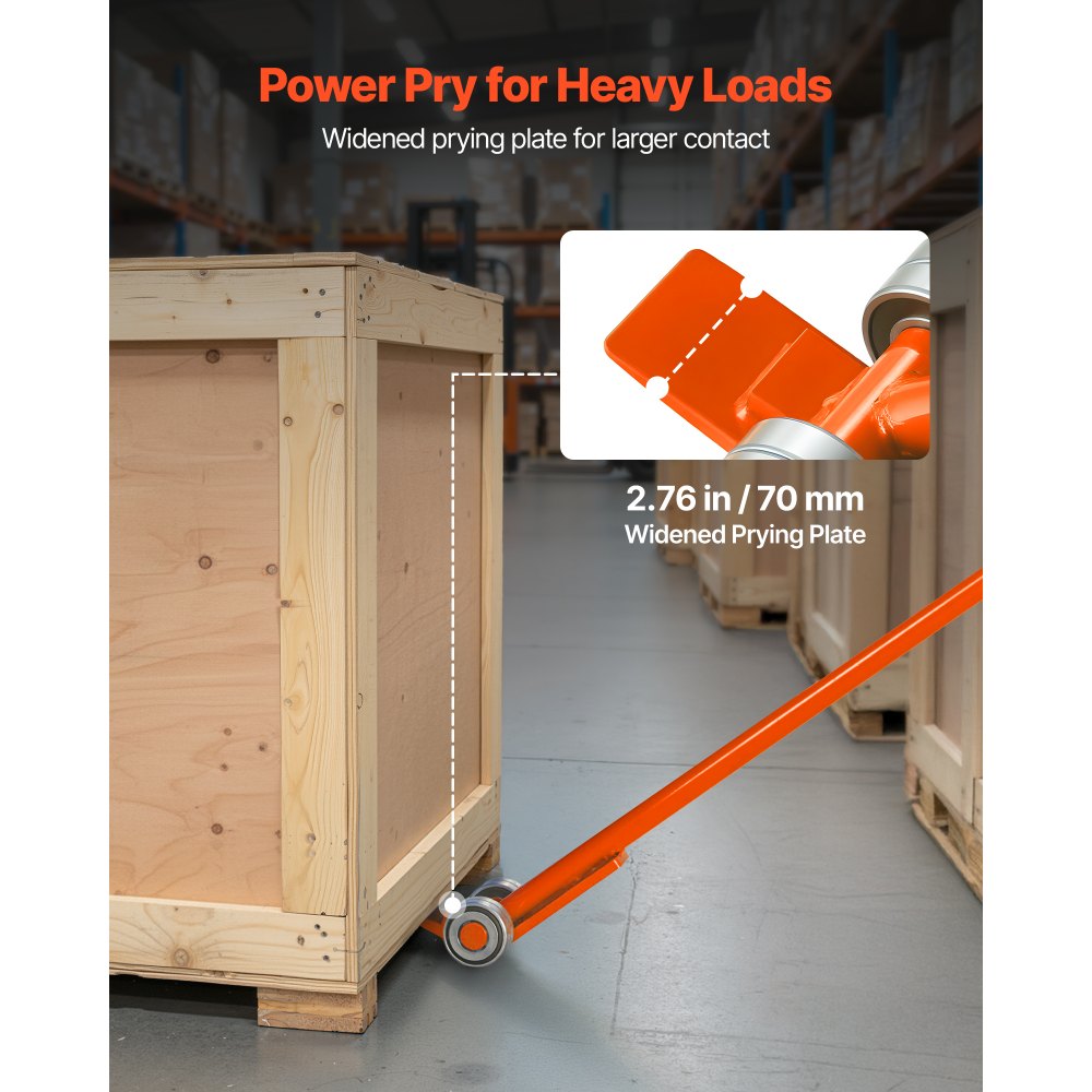 Μπάρα VEVOR Prylever, Χωρητικότητα Βάρους 4990 kg, Χειρολαβή από Ανθρακούχο Χάλυβα 1,7 m, Μπάρα με Μοχλό Ανύψωσης με Ρόδες για Μεγάλες Παλέτες, Βαρέα Αντικείμενα, Τσιμεντόλιθους, Χειρισμός Βαρέως Τύπου Εξοπλισμού Μπάρα VEVOR Prylever, Χωρητικότητα Βάρους 4990 kg, Χειρολαβή από Ανθρακούχο Χάλυβα 1,7 m, Μπάρα με Μοχλό Ανύψωσης με Ρόδες για Μεγάλες Παλέτες, Βαρέα Αντικείμενα, Τσιμεντόλιθους, Χειρισμός Βαρέως Τύπου Εξοπλισμού