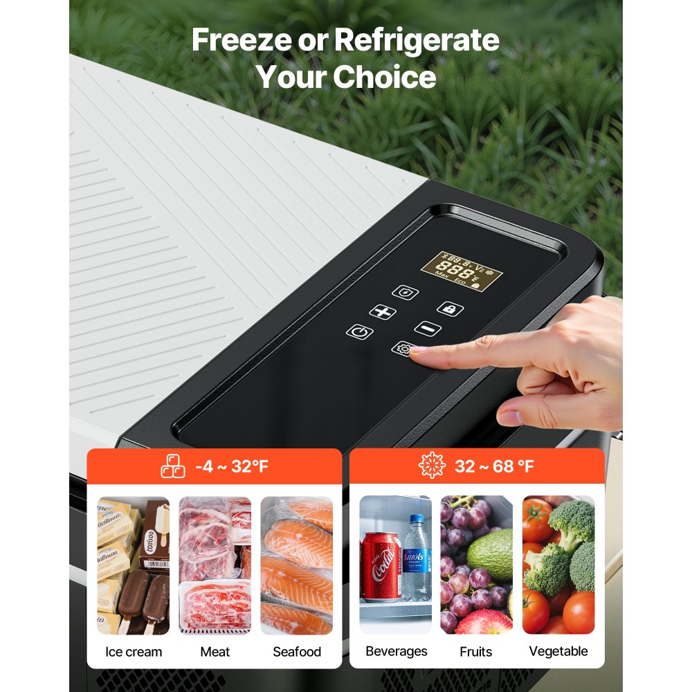 Ψυγείο αυτοκινήτου VEVOR, Ηλεκτρικό ψυγείο DC 12/24V AC100-240V με συμπιεστή, Ψυγείο αυτοκινήτου -20°C έως 20°C με έλεγχο APP, Καταψύκτης αυτοκινήτου 20L για τροχόσπιτα, χώρους κατασκήνωσης, σκάφη, κατασκήνωση, ψάρεμα, Φορητός καταψύκτης 60W Ψυγείο αυτοκινήτου VEVOR, Ηλεκτρικό ψυγείο DC 12/24V AC100-240V με συμπιεστή, Ψυγείο αυτοκινήτου -20°C έως 20°C με έλεγχο APP, Καταψύκτης αυτοκινήτου 20L για τροχόσπιτα, χώρους κατασκήνωσης, σκάφη, κατασκήνωση, ψάρεμα, Φορητός καταψύκτης 60W