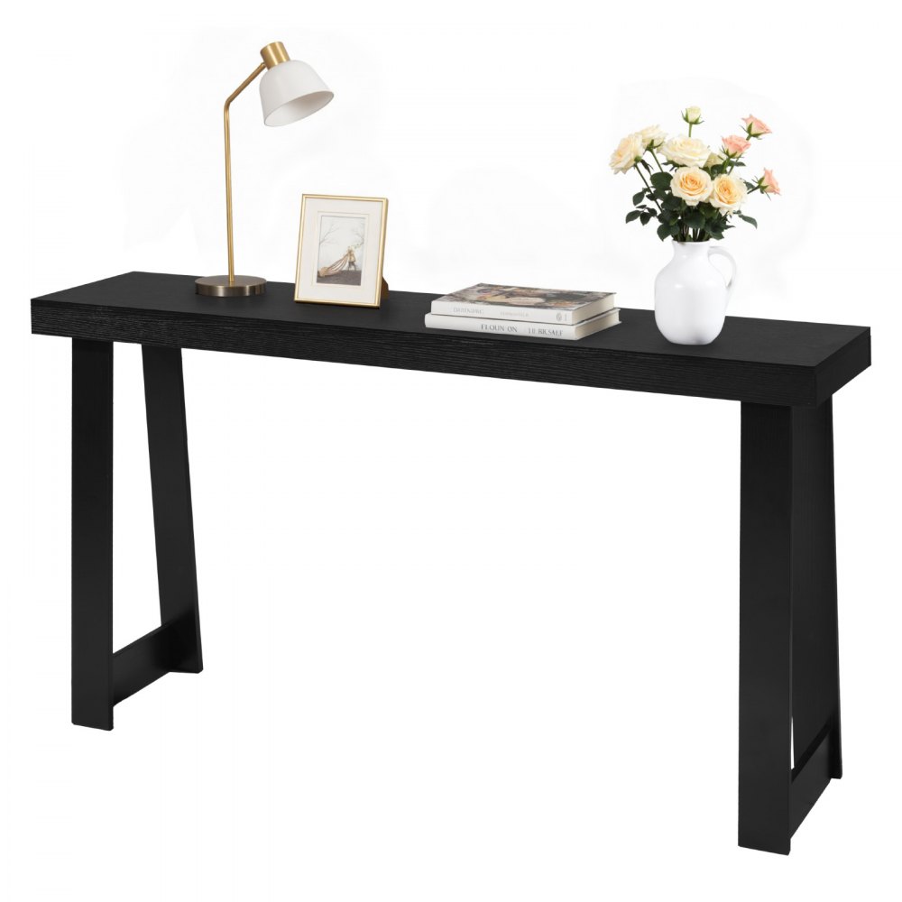 Τραπέζι κονσόλας VEVOR 140 cm, Μοντέρνο γραφείο πίσω από τον καναπέ, Ξύλινο ορθογώνιο γραφείο εισόδου, Στενό μακρύ τραπέζι καναπέ, Ιδανικό για διάδρομο, υπνοδωμάτιο, σαλόνι, φουαγιέ, Εύκολη συναρμολόγηση, Μαύρο Τραπέζι κονσόλας VEVOR 140 cm, Μοντέρνο γραφείο πίσω από τον καναπέ, Ξύλινο ορθογώνιο γραφείο εισόδου, Στενό μακρύ τραπέζι καναπέ, Ιδανικό για διάδρομο, υπνοδωμάτιο, σαλόνι, φουαγιέ, Εύκολη συναρμολόγηση, Μαύρο