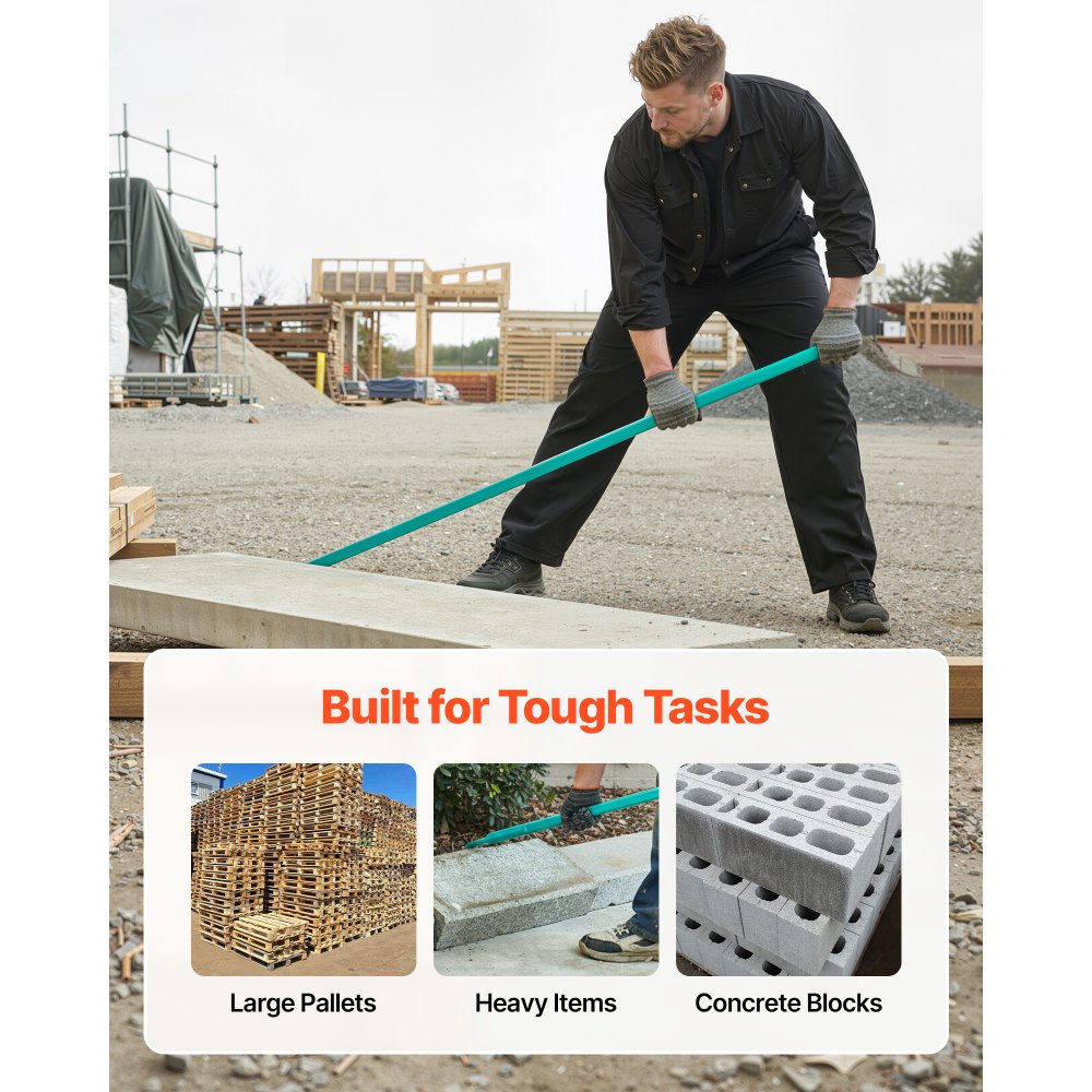 Μπάρα VEVOR Prylever, Χωρητικότητα Βάρους 907 kg, Βαρέως Τύπου Μπάρα με Λαβή από Ανθρακούχο Χάλυβα 1,3 m, Μήκος Λοστού 1,4 m για Σκυρόδεμα, Κατεδάφιση, Λοστό, Ιδανική για Κατασκευές & Βιομηχανική Χρήση Μπάρα VEVOR Prylever, Χωρητικότητα Βάρους 907 kg, Βαρέως Τύπου Μπάρα με Λαβή από Ανθρακούχο Χάλυβα 1,3 m, Μήκος Λοστού 1,4 m για Σκυρόδεμα, Κατεδάφιση, Λοστό, Ιδανική για Κατασκευές & Βιομηχανική Χρήση