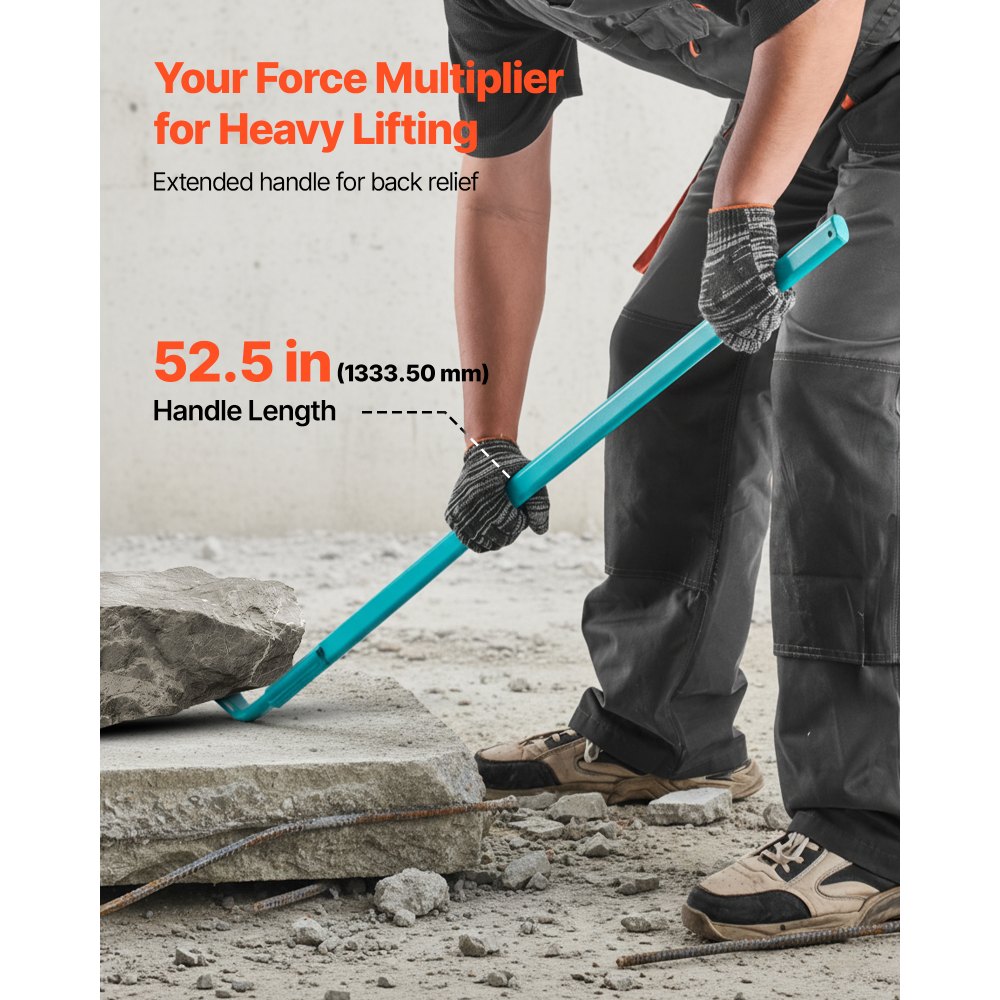 Μπάρα VEVOR Prylever, Χωρητικότητα Βάρους 907 kg, Βαρέως Τύπου Μπάρα με Λαβή από Ανθρακούχο Χάλυβα 1,3 m, Μήκος Λοστού 1,4 m για Σκυρόδεμα, Κατεδάφιση, Λοστό, Ιδανική για Κατασκευές & Βιομηχανική Χρήση Μπάρα VEVOR Prylever, Χωρητικότητα Βάρους 907 kg, Βαρέως Τύπου Μπάρα με Λαβή από Ανθρακούχο Χάλυβα 1,3 m, Μήκος Λοστού 1,4 m για Σκυρόδεμα, Κατεδάφιση, Λοστό, Ιδανική για Κατασκευές & Βιομηχανική Χρήση