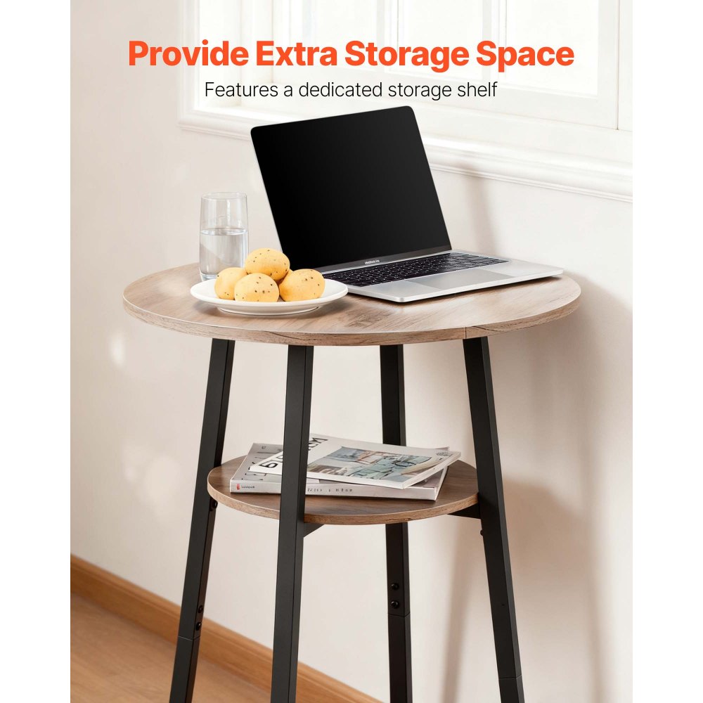 Τραπέζι Μπαρ VEVOR, Σετ 3 τεμαχίων τραπεζιών μπαρ 596,9 χιλ., Σετ τραπεζιών και καρεκλών μπαρ με στρογγυλεμένες γωνίες, Στρογγυλό τραπέζι μπαρ με δύο σκαμπό για γραφείο, Γωνία πρωινού, Μίνι μπαρ, Ανοιχτό γκρι, Μαύρο Τραπέζι Μπαρ VEVOR, Σετ 3 τεμαχίων τραπεζιών μπαρ 596,9 χιλ., Σετ τραπεζιών και καρεκλών μπαρ με στρογγυλεμένες γωνίες, Στρογγυλό τραπέζι μπαρ με δύο σκαμπό για γραφείο, Γωνία πρωινού, Μίνι μπαρ, Ανοιχτό γκρι, Μαύρο