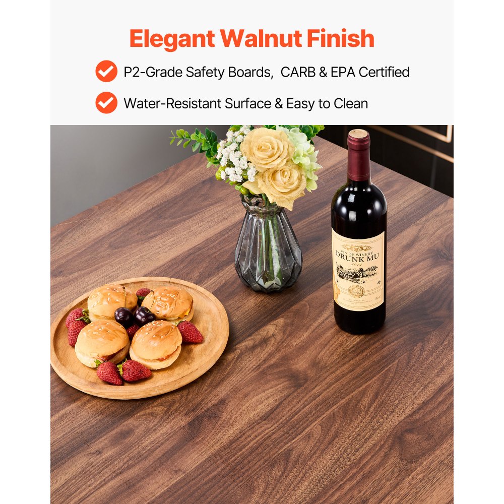 Τραπέζι Μπαρ VEVOR, Σετ 5 τεμαχίων τραπεζιών μπαρ 889 χιλ., Σετ τραπεζιών και καρεκλών μπαρ με στρογγυλεμένες άκρες, Τετράγωνο τραπέζι μπαρ με τέσσερα σκαμπό για σαλόνι, τραπεζαρία, κουζίνα, χρώμα καρυδιάς, μαύρο Τραπέζι Μπαρ VEVOR, Σετ 5 τεμαχίων τραπεζιών μπαρ 889 χιλ., Σετ τραπεζιών και καρεκλών μπαρ με στρογγυλεμένες άκρες, Τετράγωνο τραπέζι μπαρ με τέσσερα σκαμπό για σαλόνι, τραπεζαρία, κουζίνα, χρώμα καρυδιάς, μαύρο