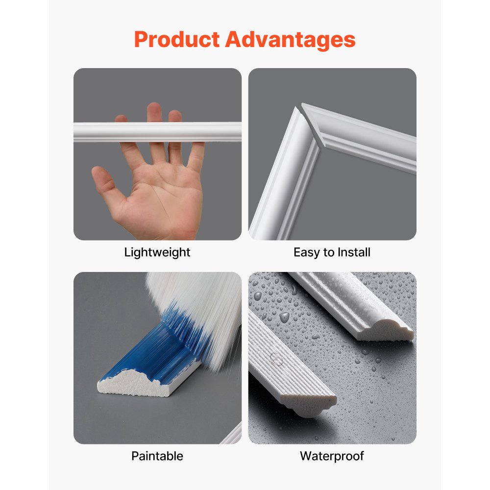 Διακοσμητικά Τοίχου VEVOR 12 τεμάχια, Κιτ Πάνελ Ξύλινης Επένδυσης 51 x 51 cm, Ελαφρύ Βαφόμενο Πολυστυρένιο, Εύκολη Εγκατάσταση, Αδιάβροχο Διακοσμητικό Τοίχου για Εσωτερική Διακόσμηση Σαλόνι, Υπνοδωμάτιο, Σπίτι, Λευκό Διακοσμητικά Τοίχου VEVOR 12 τεμάχια, Κιτ Πάνελ Ξύλινης Επένδυσης 51 x 51 cm, Ελαφρύ Βαφόμενο Πολυστυρένιο, Εύκολη Εγκατάσταση, Αδιάβροχο Διακοσμητικό Τοίχου για Εσωτερική Διακόσμηση Σαλόνι, Υπνοδωμάτιο, Σπίτι, Λευκό