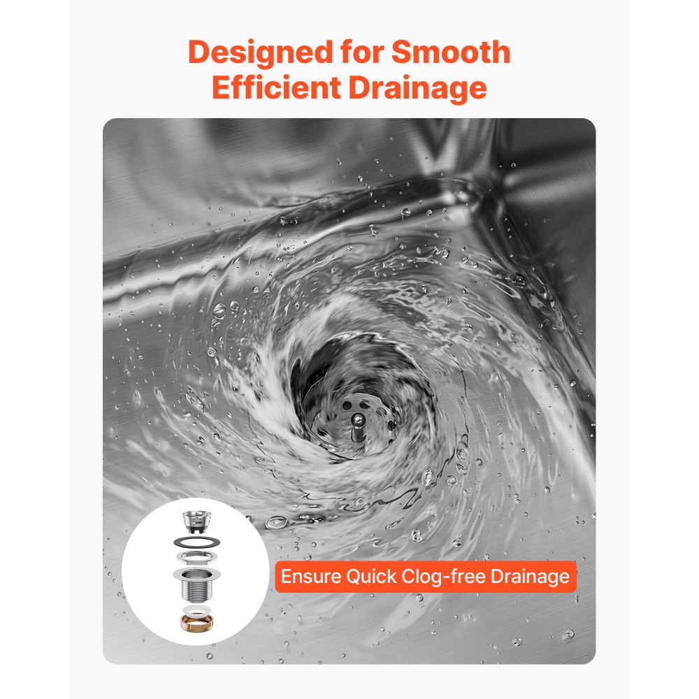 Νιπτήρας VEVOR 3 θέσεων, από ανοξείδωτο ατσάλι 18-Gauge 304, μέγεθος λεκάνης 254x356x254 mm, επαγγελματικός νεροχύτης 3 θέσεων κάτω από μπαρ με πλακάκια backsplash και αποτελεσματική αποστράγγιση για κουζίνα, εστιατόριο, φορτηγό τροφίμων και οικιακή χρήση Νιπτήρας VEVOR 3 θέσεων, από ανοξείδωτο ατσάλι 18-Gauge 304, μέγεθος λεκάνης 254x356x254 mm, επαγγελματικός νεροχύτης 3 θέσεων κάτω από μπαρ με πλακάκια backsplash και αποτελεσματική αποστράγγιση για κουζίνα, εστιατόριο, φορτηγό τροφίμων και οικιακή χρήση