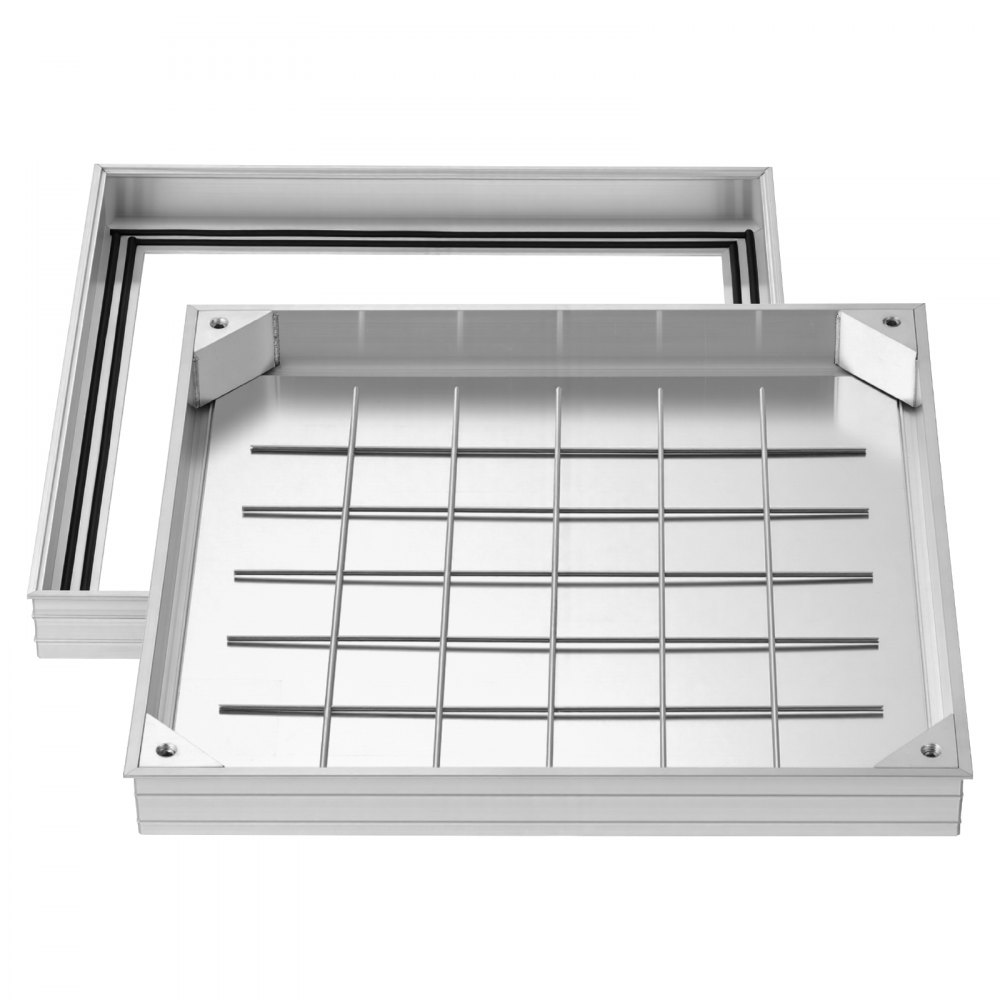 Κάλυμμα φρεατίου VEVOR με πλαίσιο, αόρατα καλύμματα πρόσβασης σε σηπτική δεξαμενή 500 x 500mm, ενσωματωμένο κάλυμμα επιθεώρησης καναλιού αποστράγγισης από κράμα αλουμινίου για πεζοδρόμια, κήπους, βεράντες Κάλυμμα φρεατίου VEVOR με πλαίσιο, αόρατα καλύμματα πρόσβασης σε σηπτική δεξαμενή 500 x 500mm, ενσωματωμένο κάλυμμα επιθεώρησης καναλιού αποστράγγισης από κράμα αλουμινίου για πεζοδρόμια, κήπους, βεράντες