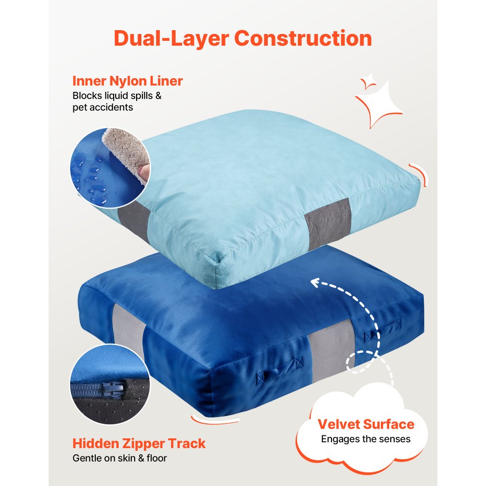 VEVOR Crash Pad, Παιδικό μαξιλάρι αισθήσεων 1500 x 1500 mm με μπλοκ αφρού και πλενόμενο κάλυμμα, Γιγαντιαίο μαξιλάρι μεγάλης ζώνης προσγείωσης από μαλακό αφρό, Εξοπλισμός αισθητηριακού δωματίου για παιδιά που πηδούν, χαλαρώνουν, παίζουν VEVOR Crash Pad, Παιδικό μαξιλάρι αισθήσεων 1500 x 1500 mm με μπλοκ αφρού και πλενόμενο κάλυμμα, Γιγαντιαίο μαξιλάρι μεγάλης ζώνης προσγείωσης από μαλακό αφρό, Εξοπλισμός αισθητηριακού δωματίου για παιδιά που πηδούν, χαλαρώνουν, παίζουν