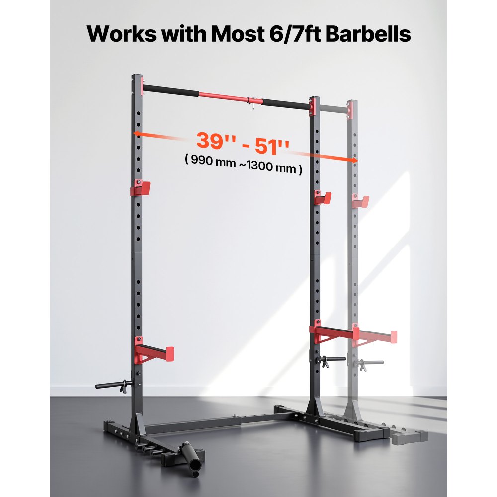 Βάση VEVOR Power Cage, Πολυλειτουργική βάση καθισμάτων για γυμναστήριο στο σπίτι, Εξοπλισμός προπόνησης δύναμης με ρυθμιζόμενο πλάτος και 6 ιμάντες, προσάρτηση ναρκών και μπάρες ασφαλείας για πιέσεις πάγκου, έλξεις-απελάσεις Βάση VEVOR Power Cage, Πολυλειτουργική βάση καθισμάτων για γυμναστήριο στο σπίτι, Εξοπλισμός προπόνησης δύναμης με ρυθμιζόμενο πλάτος και 6 ιμάντες, προσάρτηση ναρκών και μπάρες ασφαλείας για πιέσεις πάγκου, έλξεις-απελάσεις