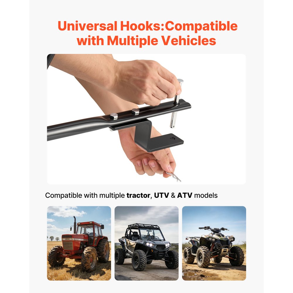 VEVOR Ρυμουλκούμενος γκαζόν πίσω από το γκαζόν, πλάτος διασποράς 3m, γκαζόν κήπου και γκαζόν με Universal Hottie, χωρητικότητα 38,6kg & ελαστικά παντός εδάφους 10 ιντσών, λιπασματοδιανομέας με διασπορά σπόρων για ATV και UTV VEVOR Ρυμουλκούμενος γκαζόν πίσω από το γκαζόν, πλάτος διασποράς 3m, γκαζόν κήπου και γκαζόν με Universal Hottie, χωρητικότητα 38,6kg & ελαστικά παντός εδάφους 10 ιντσών, λιπασματοδιανομέας με διασπορά σπόρων για ATV και UTV