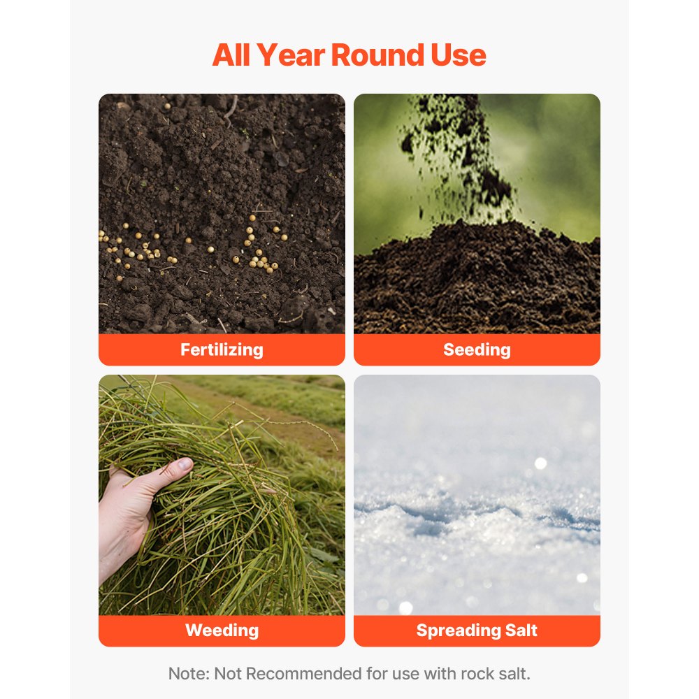 VEVOR Ρυμουλκούμενος γκαζόν πίσω από το γκαζόν, πλάτος διασποράς 3m, γκαζόν κήπου και γκαζόν με Universal Hottie, χωρητικότητα 38,6kg & ελαστικά παντός εδάφους 10 ιντσών, λιπασματοδιανομέας με διασπορά σπόρων για ATV και UTV VEVOR Ρυμουλκούμενος γκαζόν πίσω από το γκαζόν, πλάτος διασποράς 3m, γκαζόν κήπου και γκαζόν με Universal Hottie, χωρητικότητα 38,6kg & ελαστικά παντός εδάφους 10 ιντσών, λιπασματοδιανομέας με διασπορά σπόρων για ATV και UTV