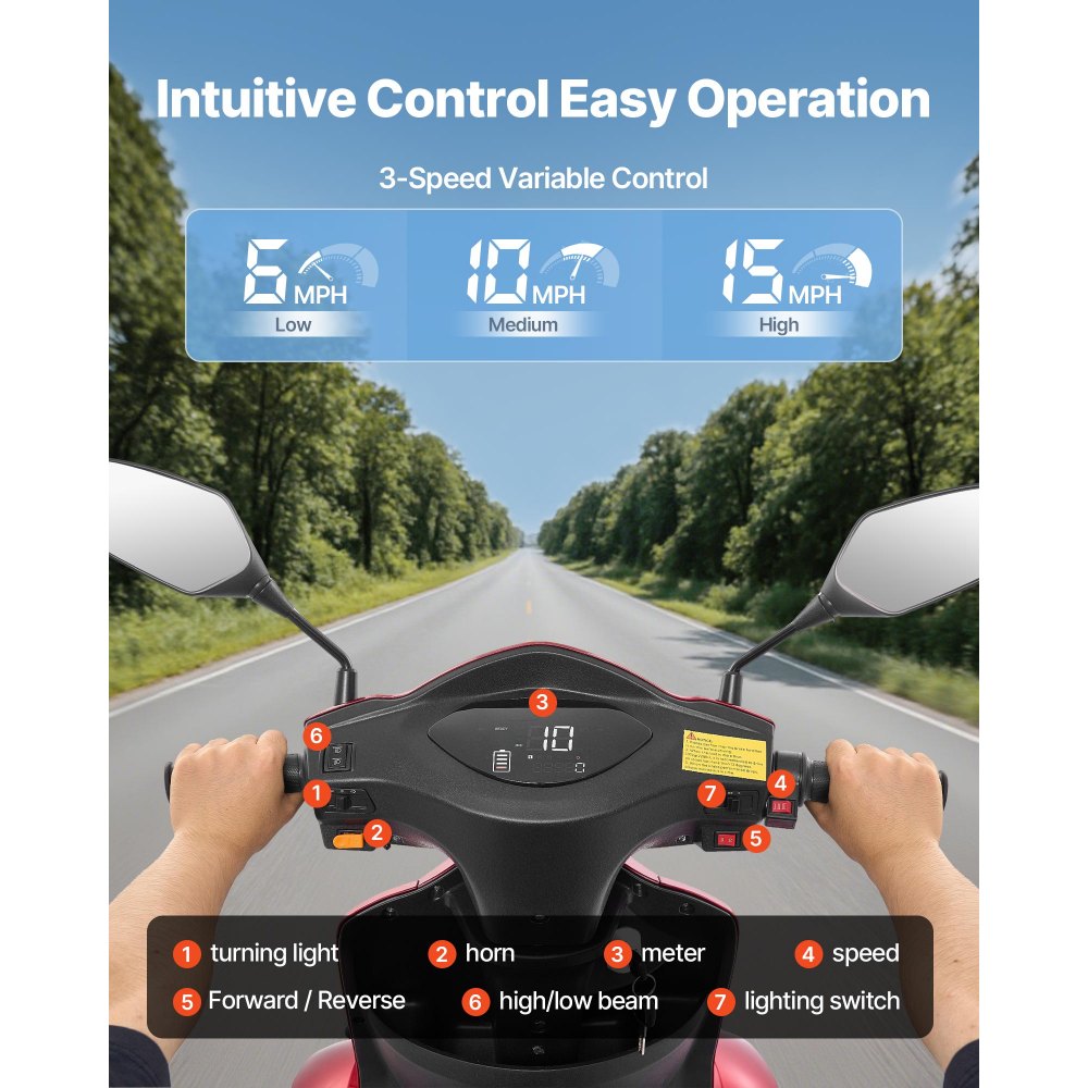 Σκούτερ VEVOR βαρέως τύπου 4 τροχών για ηλικιωμένους και ενήλικες, χωρητικότητας 250 κιλών, μεγάλης εμβέλειας 35 χλμ., ηλεκτρικό σκούτερ αναψυχής παντός εδάφους 1000W, μέγιστης χωρητικότητας αναρρίχησης 20° Σκούτερ VEVOR βαρέως τύπου 4 τροχών για ηλικιωμένους και ενήλικες, χωρητικότητας 250 κιλών, μεγάλης εμβέλειας 35 χλμ., ηλεκτρικό σκούτερ αναψυχής παντός εδάφους 1000W, μέγιστης χωρητικότητας αναρρίχησης 20°