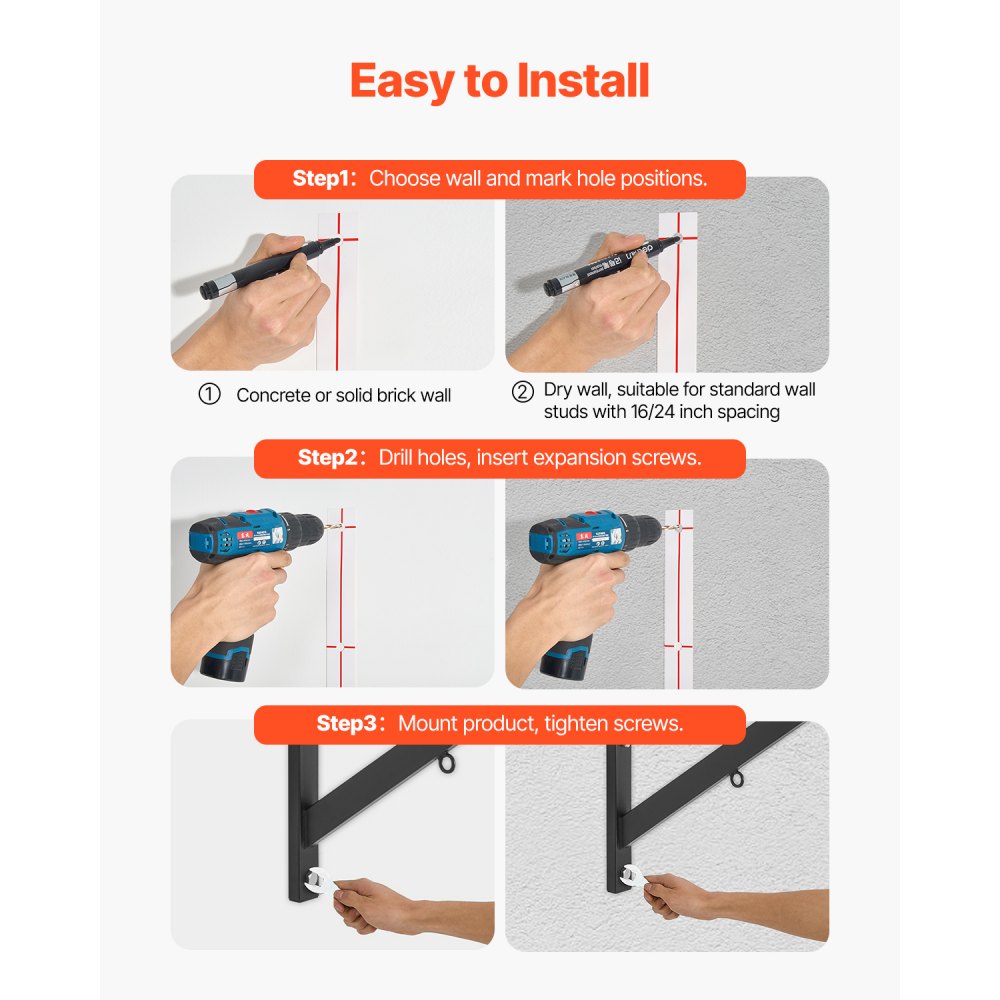 Μπάρα έλξης VEVOR, πολλαπλές λαβές για τοποθέτηση σε τοίχο, πολυλειτουργικός σταθμός εκγύμνασης με πηγούνι πλάτους 50 ιντσών, βαριές ατσάλινες μπάρες εκγύμνασης άνω μέρους σώματος με κρεμάστρες, χωρητικότητα βάρους 440 λίβρες, για γυμναστήριο στο σπίτι Μπάρα έλξης VEVOR, πολλαπλές λαβές για τοποθέτηση σε τοίχο, πολυλειτουργικός σταθμός εκγύμνασης με πηγούνι πλάτους 50 ιντσών, βαριές ατσάλινες μπάρες εκγύμνασης άνω μέρους σώματος με κρεμάστρες, χωρητικότητα βάρους 440 λίβρες, για γυμναστήριο στο σπίτι