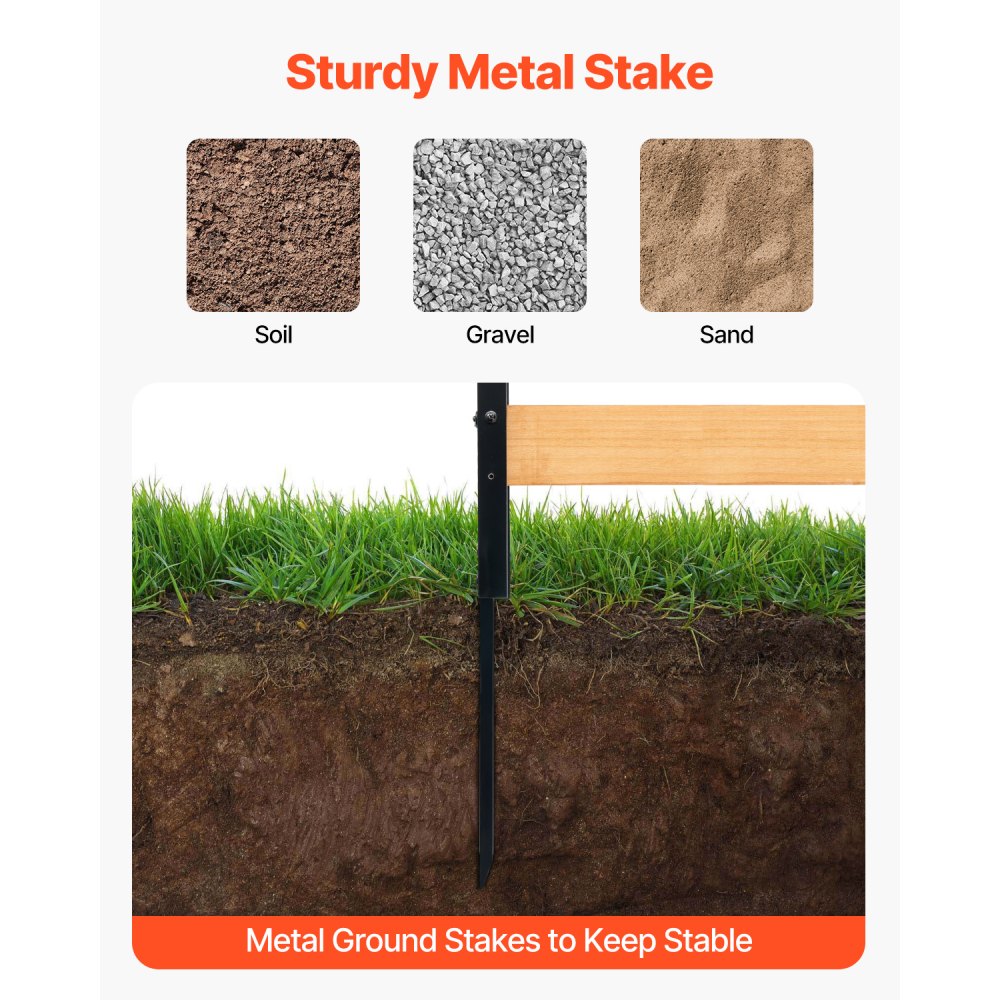 Ξύλινος φράχτης απορρήτου VEVOR, 38" Π x 42" Μ, 2 πάνελ με σχιστόλιθο για φράχτη κλιματιστικού, περίβλημα εξοπλισμού πισίνας με μεταλλικούς πασσάλους, εύκολη εγκατάσταση DIY, κάλυμμα κάδου απορριμμάτων εξωτερικού χώρου για διακόσμηση κήπου Ξύλινος φράχτης απορρήτου VEVOR, 38" Π x 42" Μ, 2 πάνελ με σχιστόλιθο για φράχτη κλιματιστικού, περίβλημα εξοπλισμού πισίνας με μεταλλικούς πασσάλους, εύκολη εγκατάσταση DIY, κάλυμμα κάδου απορριμμάτων εξωτερικού χώρου για διακόσμηση κήπου