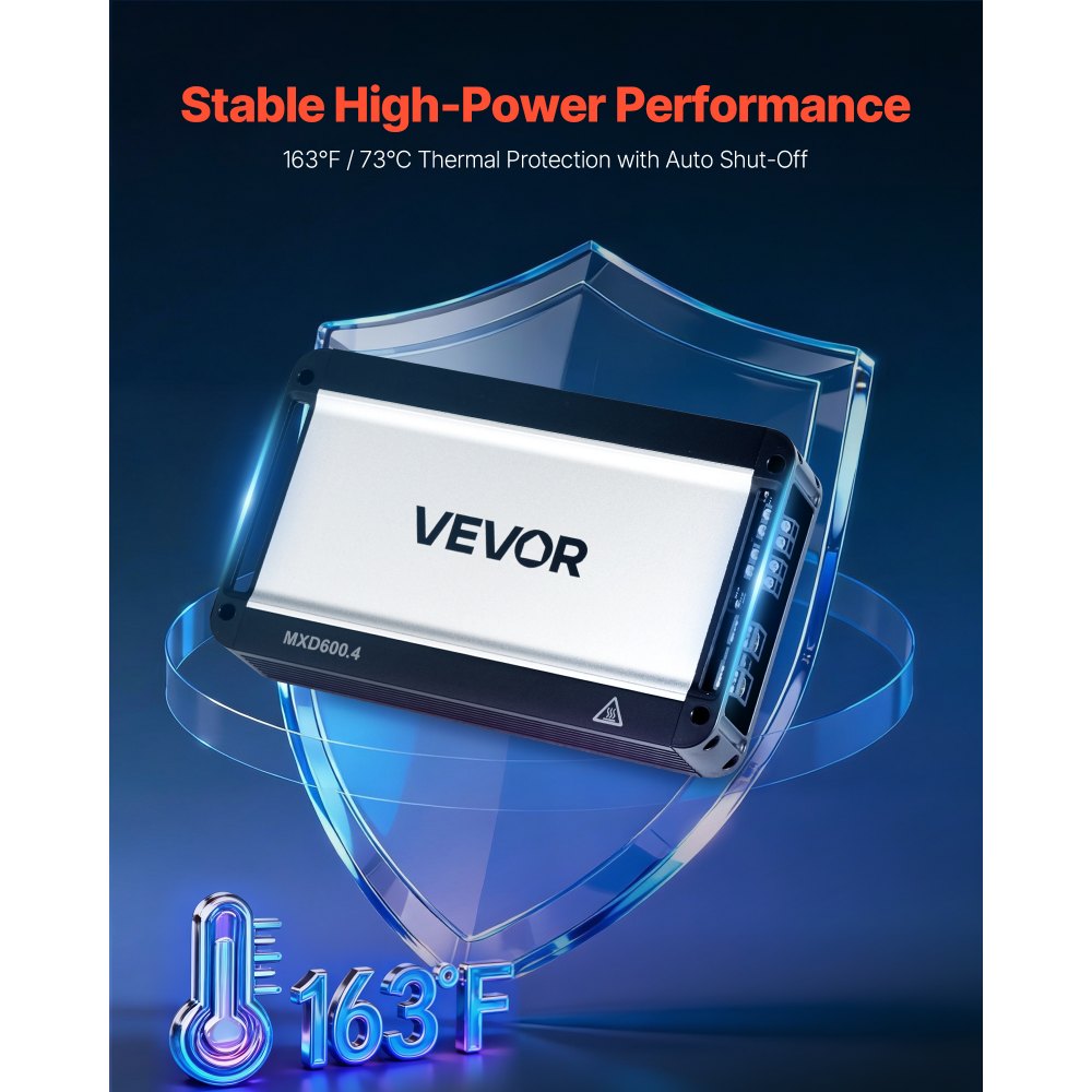Ενισχυτής ήχου αυτοκινήτου VEVOR, 4-καναλικός γεφυρώσιμος ενισχυτής αυτοκινήτου, πολυκαναλικός στερεοφωνικός ενισχυτής κατηγορίας D, μέγ. 4 x 420W στα 4 Ohms / 4 x 600W στα 2 Ohms, υψηλή έξοδος, για SUV, Pick-up και οχήματα εκτός δρόμου Ενισχυτής ήχου αυτοκινήτου VEVOR, 4-καναλικός γεφυρώσιμος ενισχυτής αυτοκινήτου, πολυκαναλικός στερεοφωνικός ενισχυτής κατηγορίας D, μέγ. 4 x 420W στα 4 Ohms / 4 x 600W στα 2 Ohms, υψηλή έξοδος, για SUV, Pick-up και οχήματα εκτός δρόμου