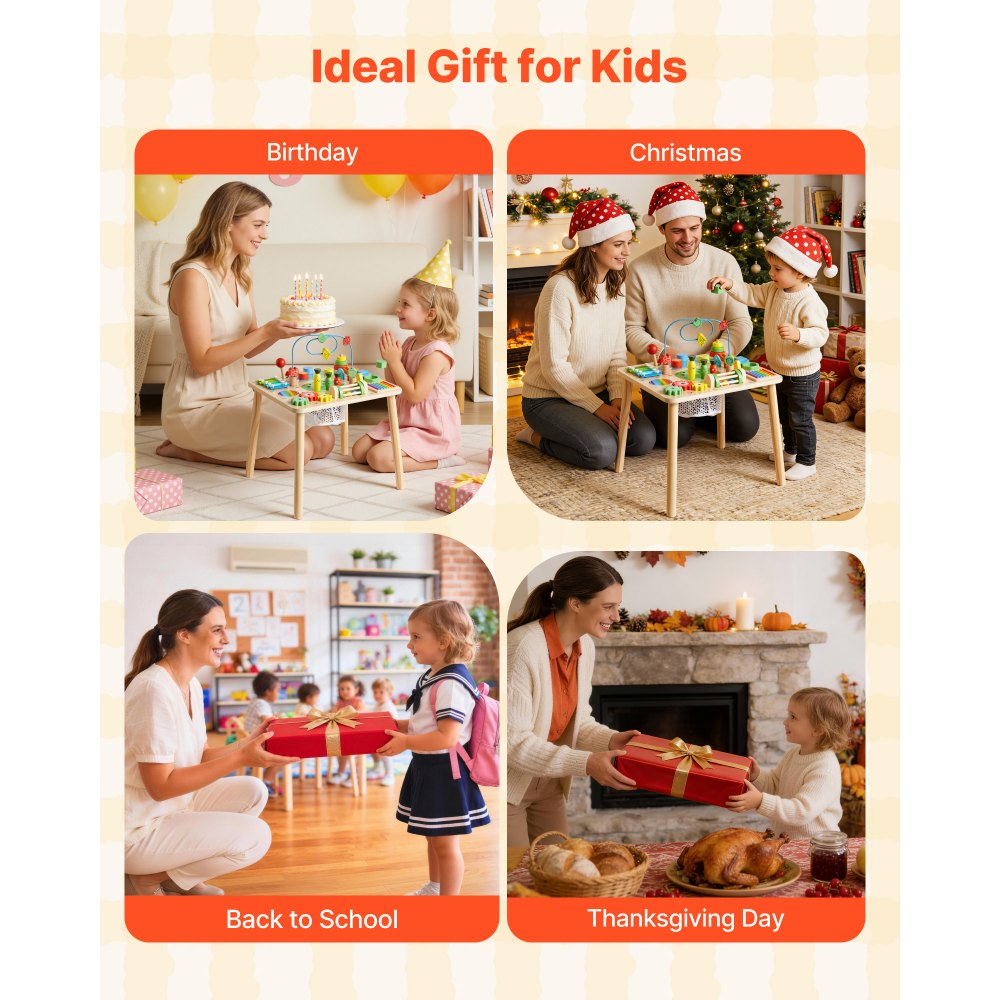 Τραπέζι Δραστηριοτήτων VEVOR Montessori για νήπιο 1-3 ετών, Ξύλινο Γραφείο Δραστηριοτήτων Learn 13 σε 1, Παιδικό Τραπέζι Παιχνιδιού για Αγόρια & Κορίτσια Ηλικίας 6+ Μηνών, Υπέροχα Γενέθλια, Χριστούγεννα, Δώρο για την Ημέρα του Παιδιού Τραπέζι Δραστηριοτήτων VEVOR Montessori για νήπιο 1-3 ετών, Ξύλινο Γραφείο Δραστηριοτήτων Learn 13 σε 1, Παιδικό Τραπέζι Παιχνιδιού για Αγόρια & Κορίτσια Ηλικίας 6+ Μηνών, Υπέροχα Γενέθλια, Χριστούγεννα, Δώρο για την Ημέρα του Παιδιού
