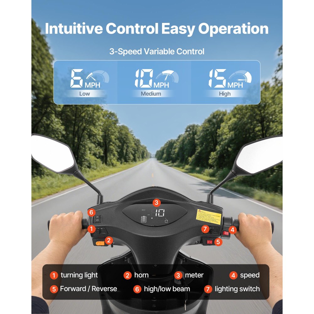 Τρίτροχα σκούτερ VEVOR βαρέως τύπου για ηλικιωμένους και ενήλικες, χωρητικότητα 250 κιλών, μεγάλη εμβέλεια 35 χλμ., ηλεκτρικό σκούτερ αναψυχής παντός εδάφους 1000W, μέγιστη ικανότητα αναρρίχησης 20° Τρίτροχα σκούτερ VEVOR βαρέως τύπου για ηλικιωμένους και ενήλικες, χωρητικότητα 250 κιλών, μεγάλη εμβέλεια 35 χλμ., ηλεκτρικό σκούτερ αναψυχής παντός εδάφους 1000W, μέγιστη ικανότητα αναρρίχησης 20°