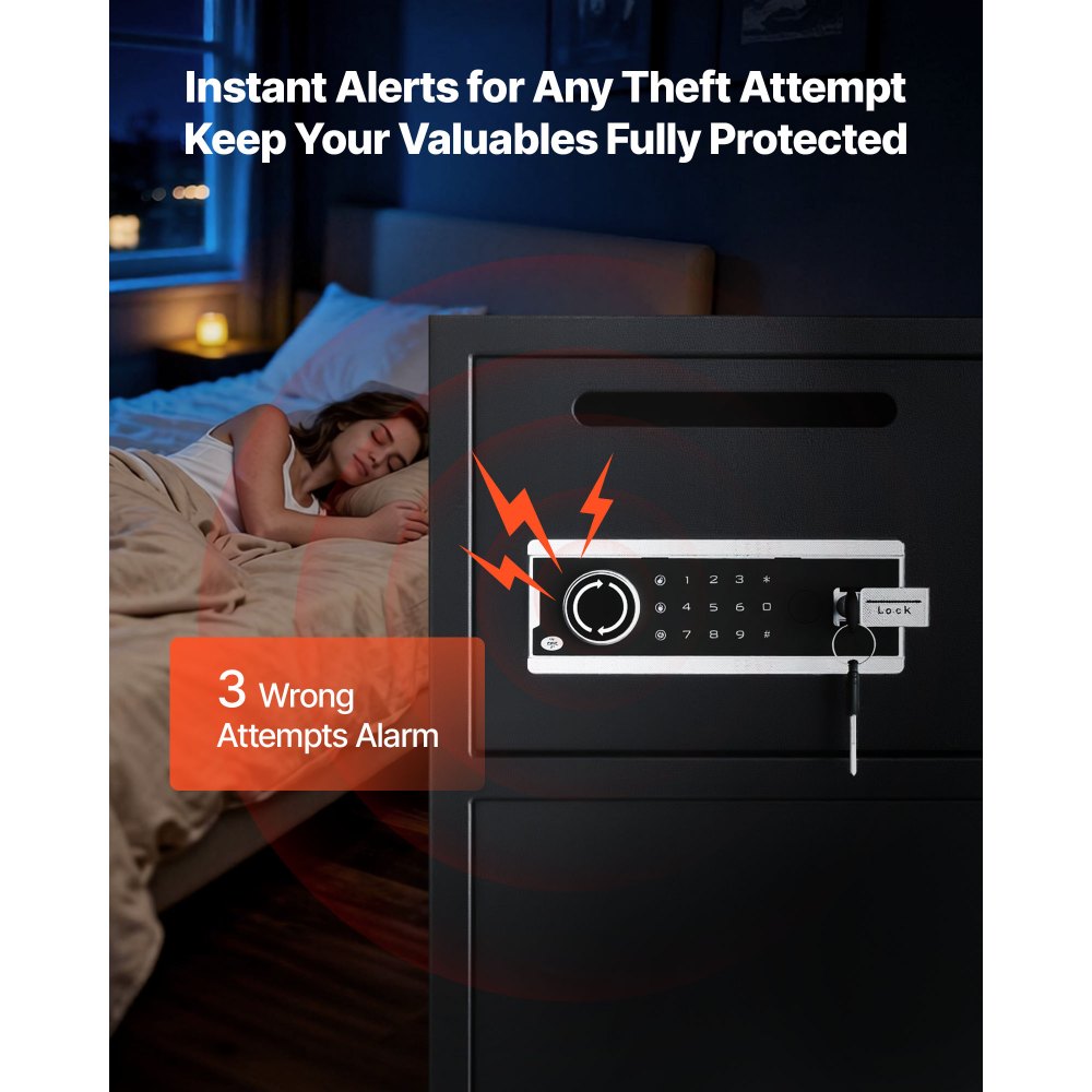 Χρηματοκιβώτιο VEVOR 7,2 κυβικών ποδιών, Διπλό Χρηματοκιβώτιο με Κλειδαριά, Κλειδί, Κωδικός Πρόσβασης και LED, Πυράντοχο Θησαυροφυλάκιο Ψυχρής Έλασης από Ατσάλι με Θυρίδα Αποθήκευσης για Χρήματα, Έγγραφα, Κοσμήματα και Τιμαλφή, Εύκολη Συναρμολόγηση, Μαύρο Χρηματοκιβώτιο VEVOR 7,2 κυβικών ποδιών, Διπλό Χρηματοκιβώτιο με Κλειδαριά, Κλειδί, Κωδικός Πρόσβασης και LED, Πυράντοχο Θησαυροφυλάκιο Ψυχρής Έλασης από Ατσάλι με Θυρίδα Αποθήκευσης για Χρήματα, Έγγραφα, Κοσμήματα και Τιμαλφή, Εύκολη Συναρμολόγηση, Μαύρο