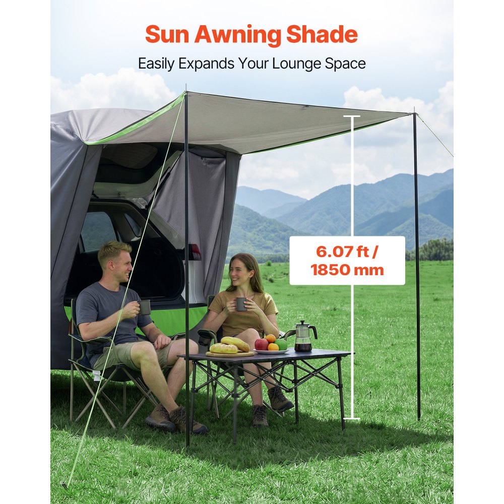 Σκηνή VEVOR SUV με τέντα σκίασης, σκηνή πίσω πόρτας SUV για όλες τις εποχές, αδιάβροχες σκηνές κάμπινγκ PU2000mm με πίσω πόρτα αυτοκινήτου, φορητή σκιά για πίσω πόρτα με τσάντα μεταφοράς για υπαίθρια πεζοπορία Σκηνή VEVOR SUV με τέντα σκίασης, σκηνή πίσω πόρτας SUV για όλες τις εποχές, αδιάβροχες σκηνές κάμπινγκ PU2000mm με πίσω πόρτα αυτοκινήτου, φορητή σκιά για πίσω πόρτα με τσάντα μεταφοράς για υπαίθρια πεζοπορία