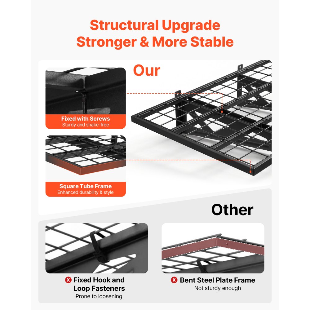 Ράφια τοίχου γκαράζ VEVOR 2 επιπέδων βαρέως τύπου, ατσάλινη μονάδα ραφιών τοίχου 610 x 914 mm με γάντζους, μεταλλική πλωτή βάση αποθήκευσης 610 x 914 mm ανά ράφι για γκαράζ, συνολική χωρητικότητα βάρους 227 kg Ράφια τοίχου γκαράζ VEVOR 2 επιπέδων βαρέως τύπου, ατσάλινη μονάδα ραφιών τοίχου 610 x 914 mm με γάντζους, μεταλλική πλωτή βάση αποθήκευσης 610 x 914 mm ανά ράφι για γκαράζ, συνολική χωρητικότητα βάρους 227 kg