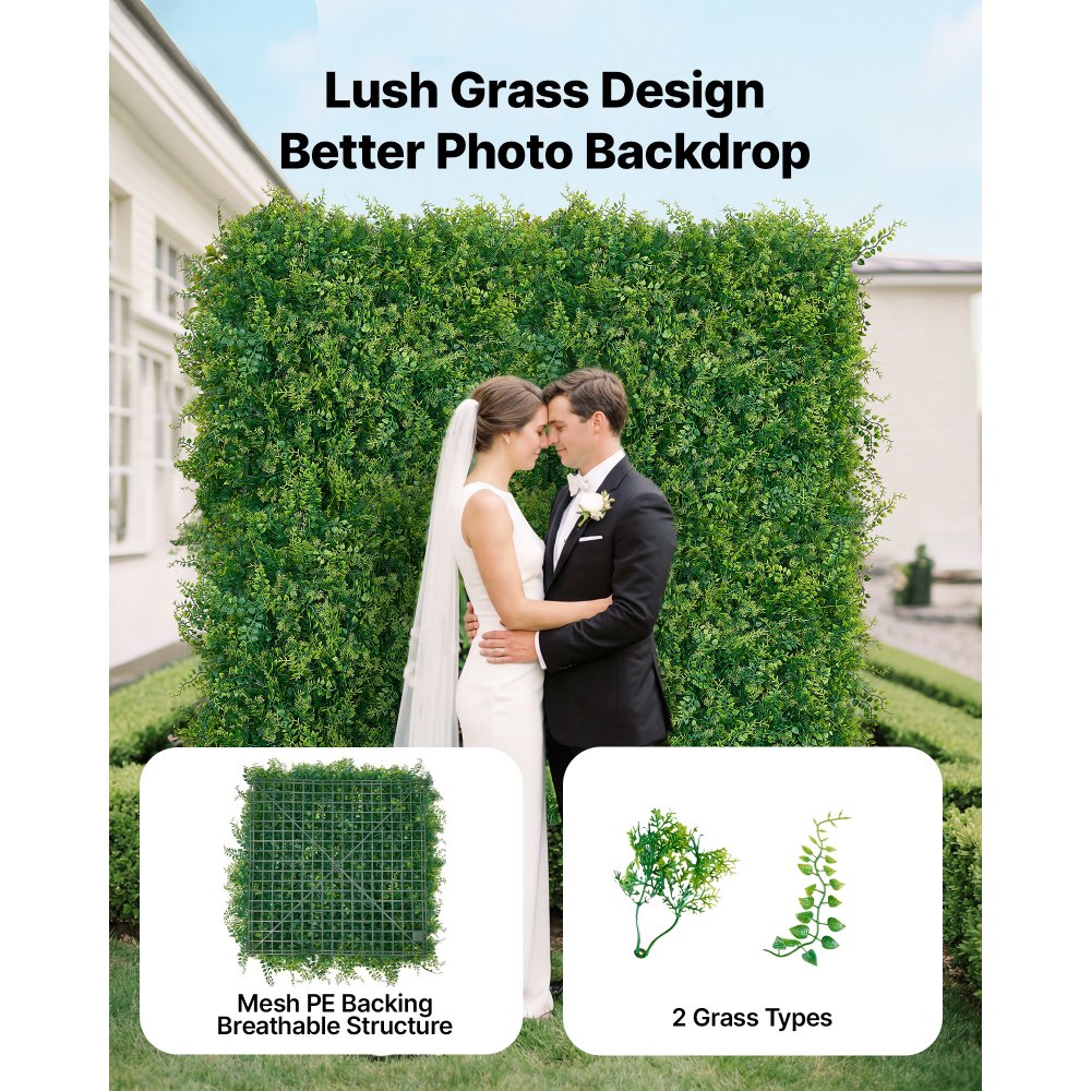 Τεχνητό τοίχο φυτών VEVOR, 12 τεμάχια τεχνητά πάνελ πυξαριού 50,8 x 50,8 cm, προστασία από τον ήλιο, φόντο πρασίνου, φράχτης προστασίας από τον ήλιο, ψεύτικο γρασίδι για γάμο, εσωτερικός, εξωτερικός κήπος, αυλή Τεχνητό τοίχο φυτών VEVOR, 12 τεμάχια τεχνητά πάνελ πυξαριού 50,8 x 50,8 cm, προστασία από τον ήλιο, φόντο πρασίνου, φράχτης προστασίας από τον ήλιο, ψεύτικο γρασίδι για γάμο, εσωτερικός, εξωτερικός κήπος, αυλή