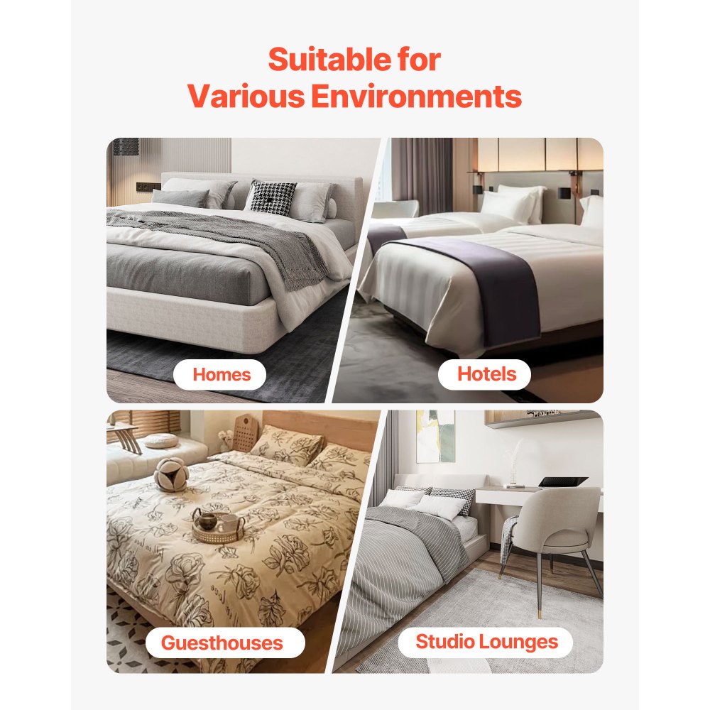 VEVOR Κουτί με ελατήρια, Σκελετός κρεβατιού Queen Size με πλενόμενο ύφασμα, Μεταλλικός σκελετός βαρέως τύπου για κρεβάτι Queen Size, Βάση στρώματος 102 mm, Μέγιστη χωρητικότητα βάρους 1587,57 kg, Εύκολη συναρμολόγηση, 2010 x 1510 x 102 mm VEVOR Κουτί με ελατήρια, Σκελετός κρεβατιού Queen Size με πλενόμενο ύφασμα, Μεταλλικός σκελετός βαρέως τύπου για κρεβάτι Queen Size, Βάση στρώματος 102 mm, Μέγιστη χωρητικότητα βάρους 1587,57 kg, Εύκολη συναρμολόγηση, 2010 x 1510 x 102 mm