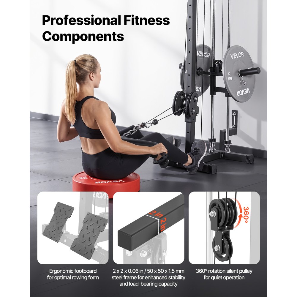 Μηχανή VEVOR LAT Pull Down, Μηχανή καλωδίωσης κωπηλατικής 3 σε 1, Μηχανήματα καλωδίωσης για οικιακό γυμναστήριο με ρύθμιση ύψους 18 επιπέδων, Σχεδιασμός τοποθέτησης σε τοίχο, Φορτίο 227kg Lat Tower για προπονήσεις ολόκληρου του σώματος, Προπόνηση με ένα χέρι Μηχανή VEVOR LAT Pull Down, Μηχανή καλωδίωσης κωπηλατικής 3 σε 1, Μηχανήματα καλωδίωσης για οικιακό γυμναστήριο με ρύθμιση ύψους 18 επιπέδων, Σχεδιασμός τοποθέτησης σε τοίχο, Φορτίο 227kg Lat Tower για προπονήσεις ολόκληρου του σώματος, Προπόνηση με ένα χέρι